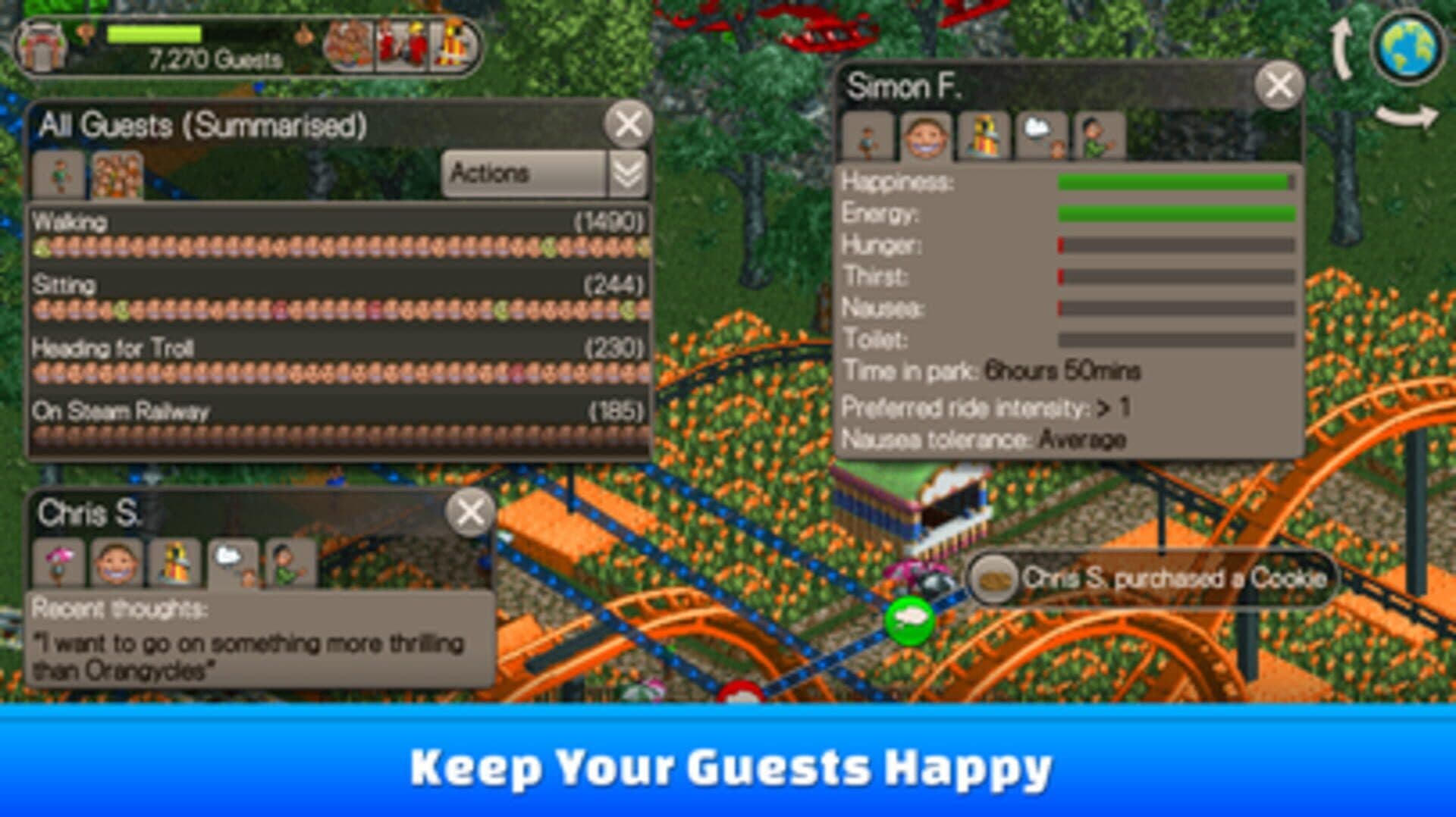اسکرین‌شات RollerCoaster Tycoon Classic - 1