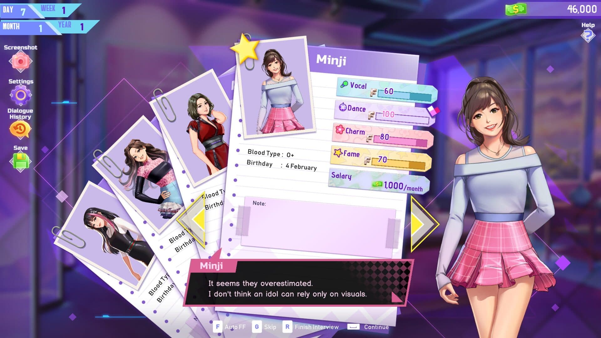 K-Pop Idol Stories: Road to Debut screenshot 2