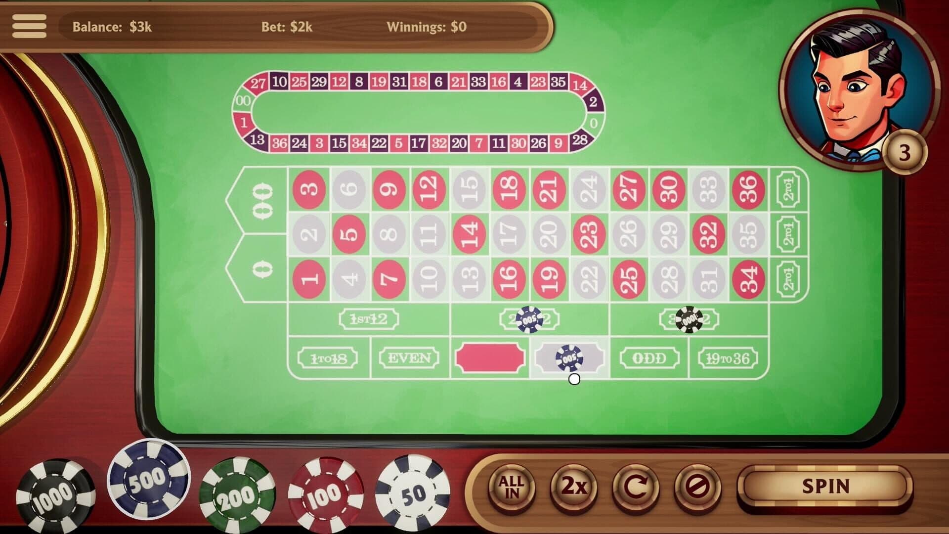Hot Stakes Casino: American Roulette screenshot 1