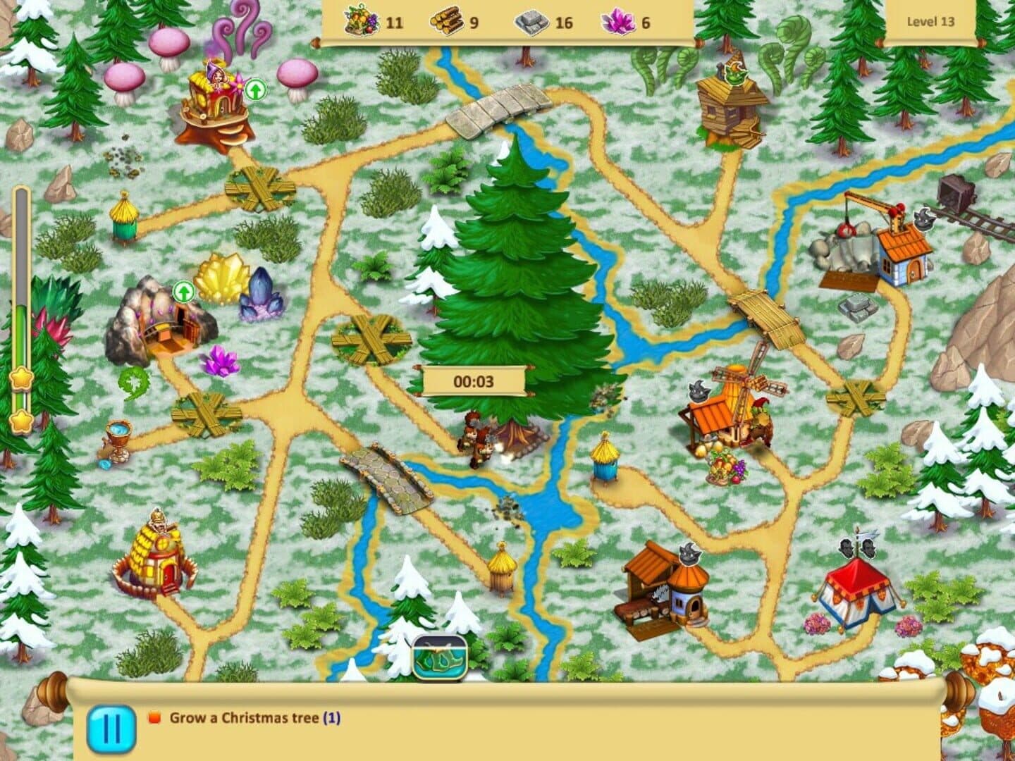 اسکرین‌شات Gnomes Garden: Christmas Story - 3