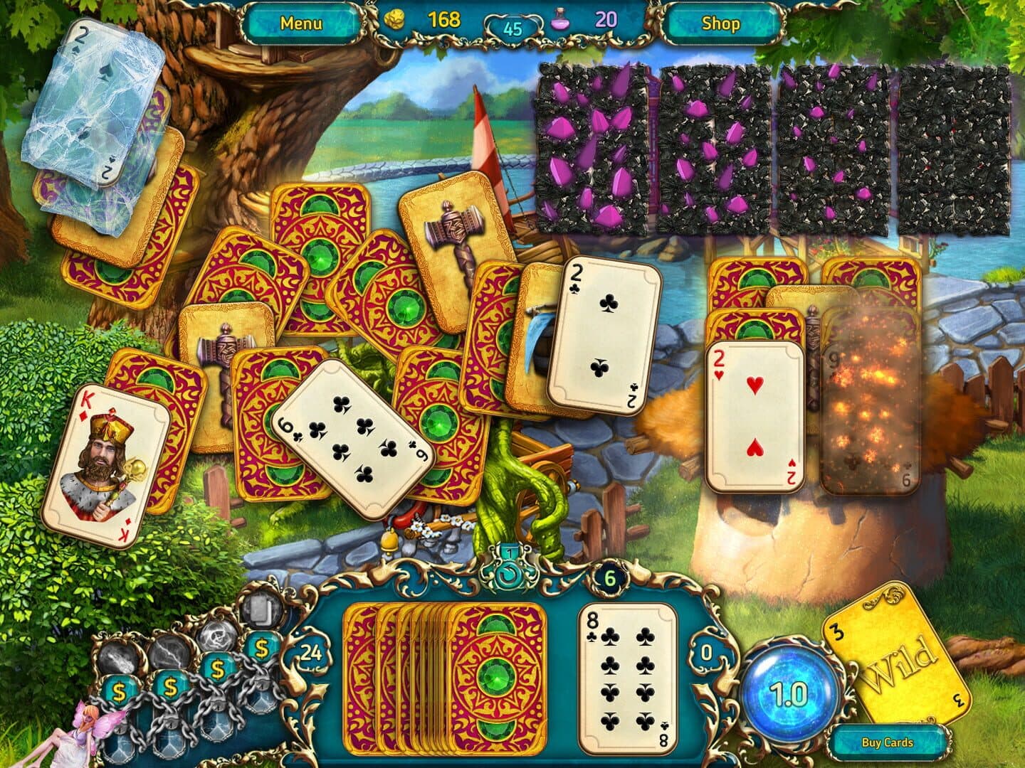 اسکرین‌شات Dreamland Solitaire: Dragon's Fury - 7
