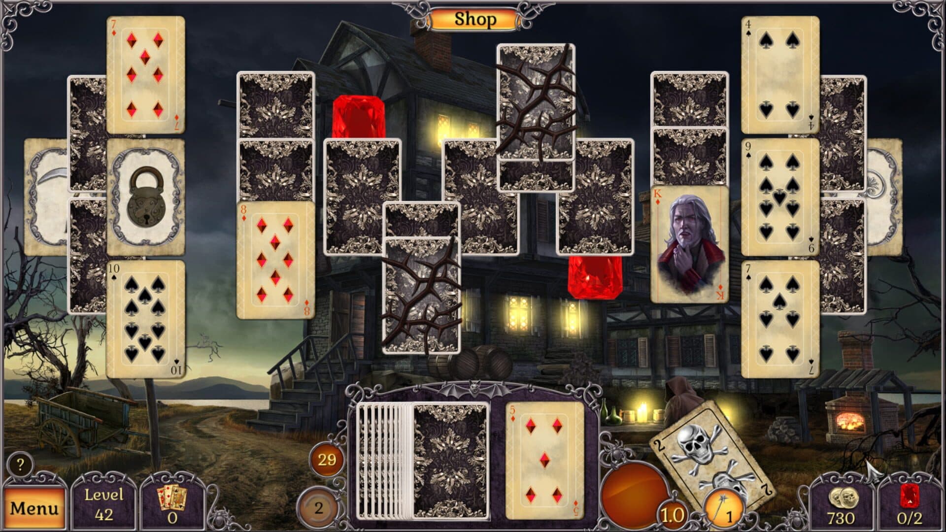 Jewel Match Twilight Solitaire screenshot 10