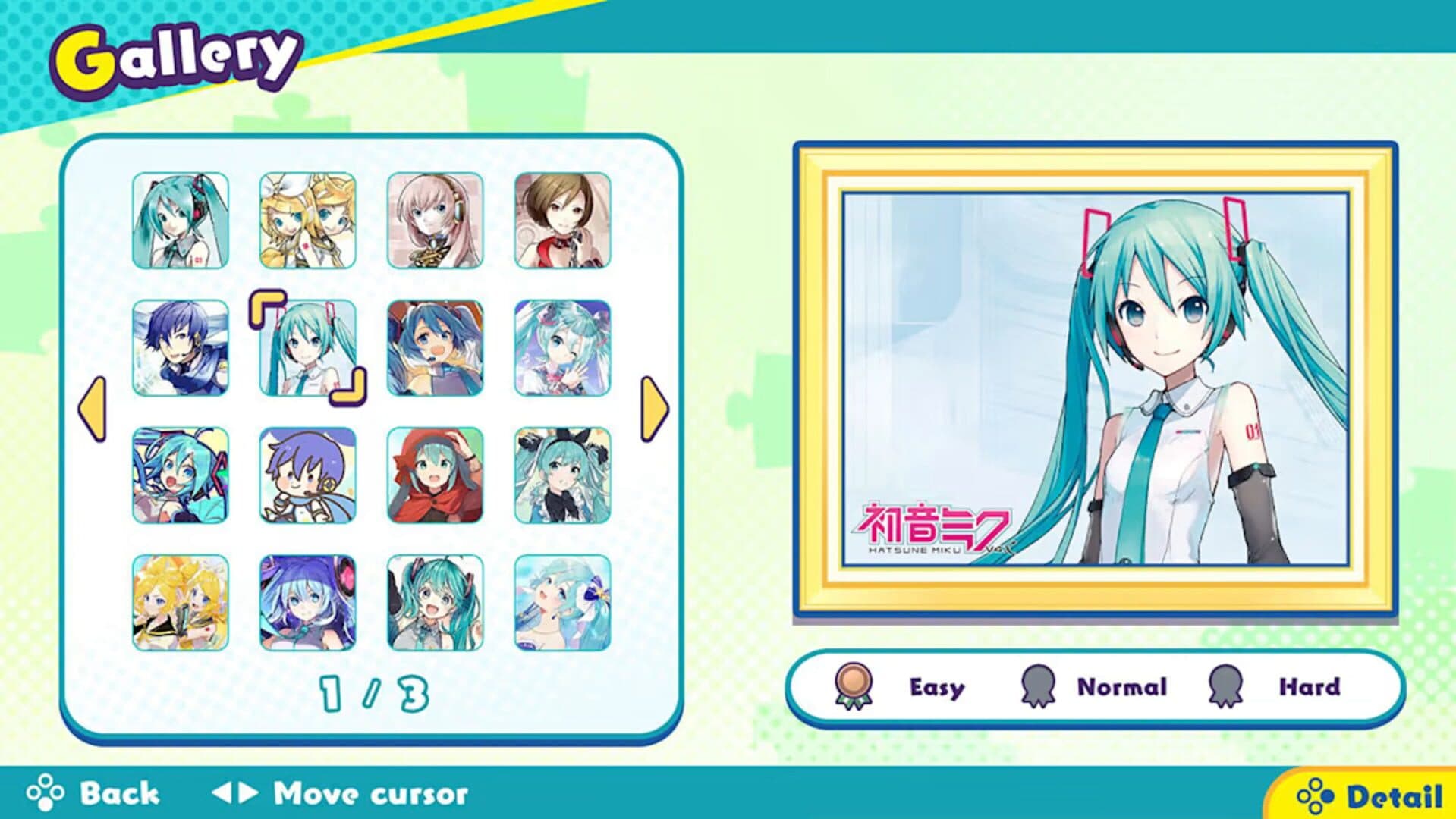 Hatsune Miku Jigsaw Puzzle screenshot 1