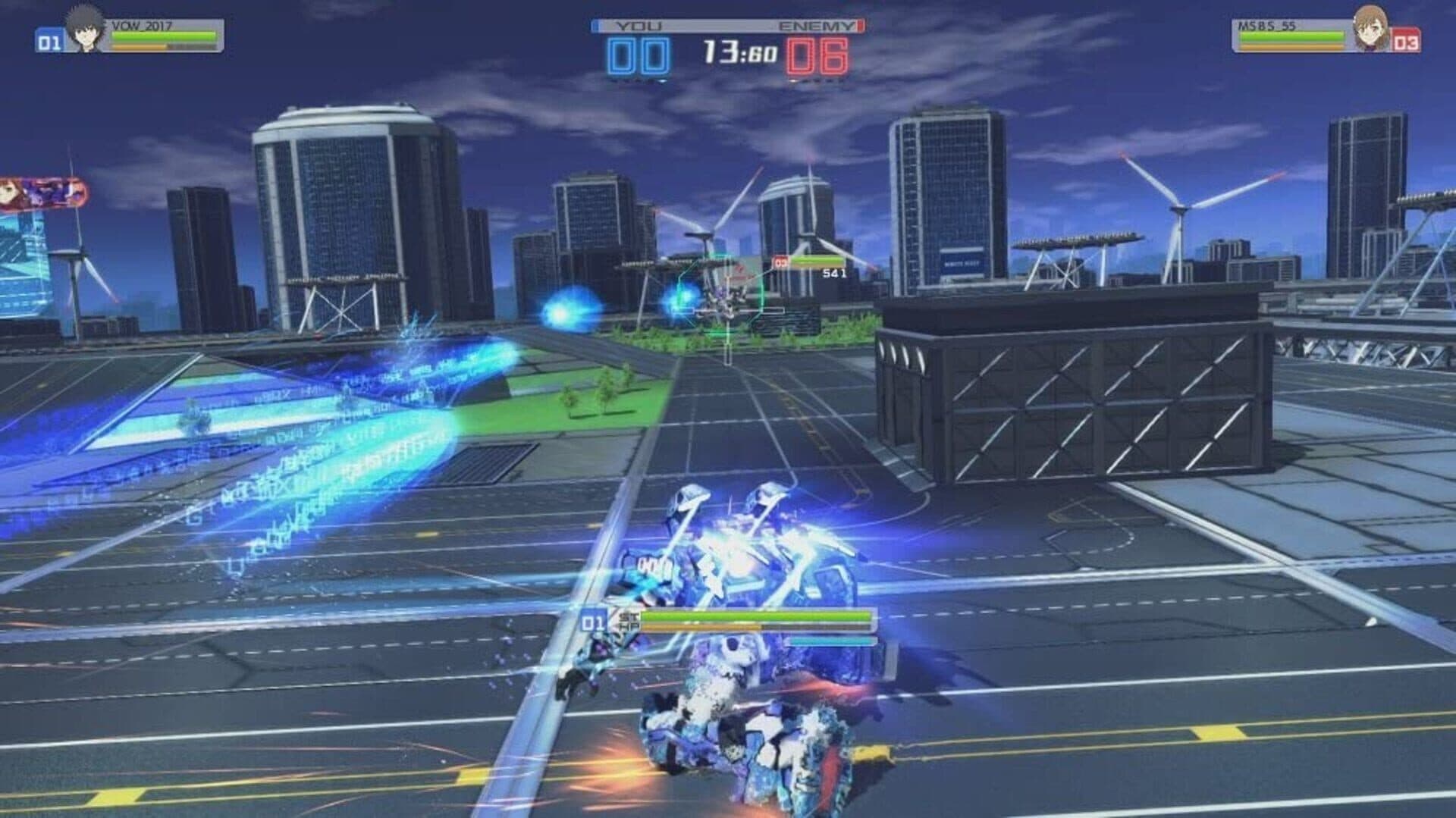 Cyber Troopers: Virtual On x Toaru Majutsu no Index - Toaru Majutsu no Dennou Senki screenshot 0