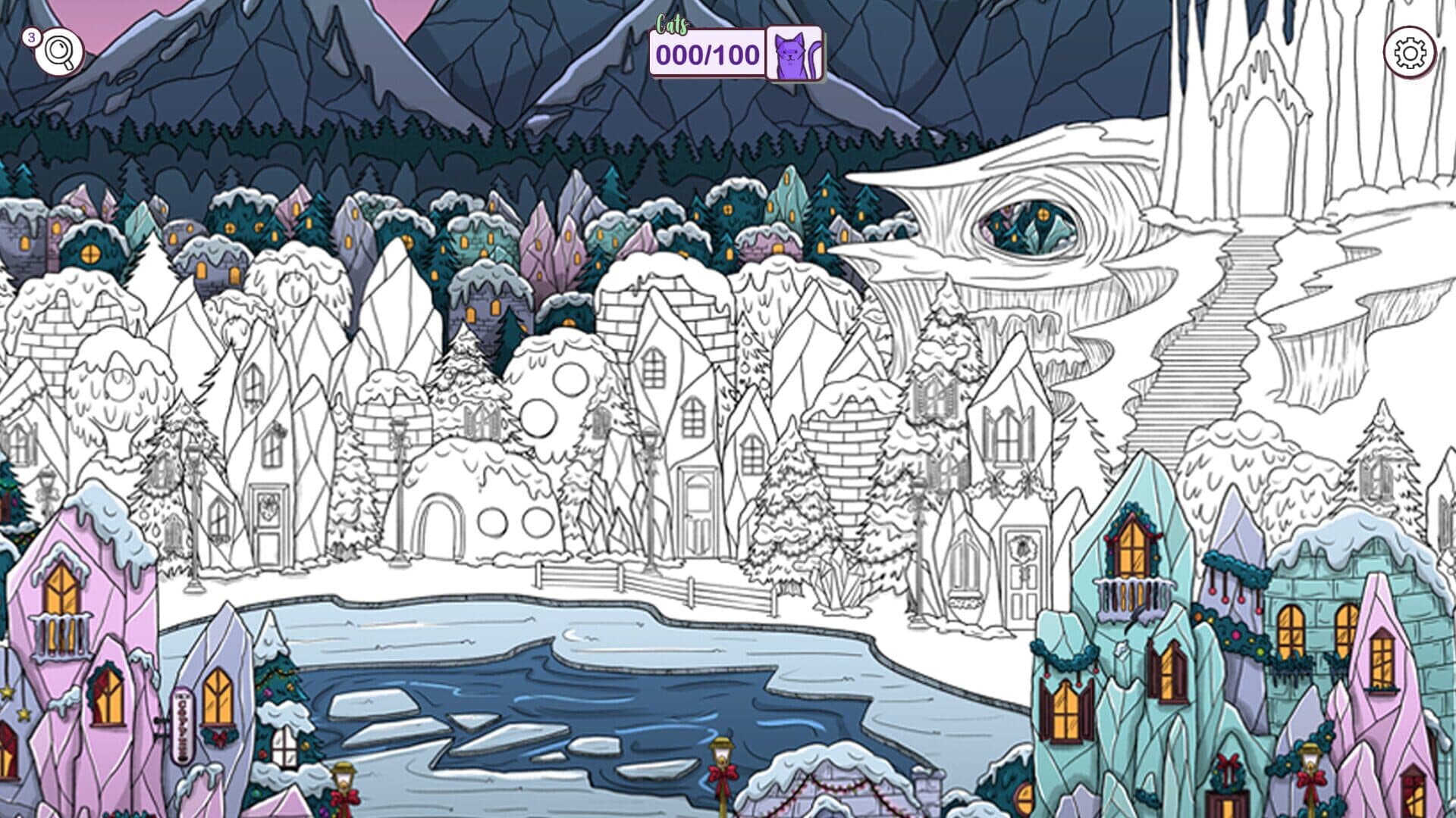 Hidden Cats in Santa's Realm screenshot 3