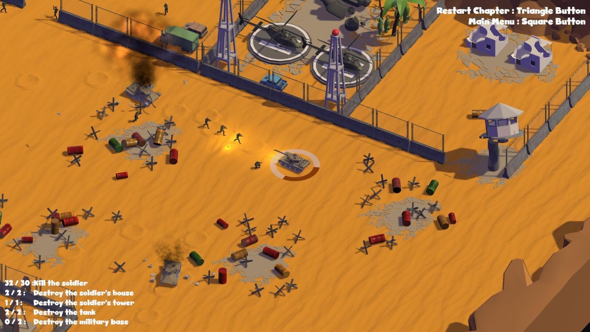 اسکرین‌شات Desert Tank Chaos - 2