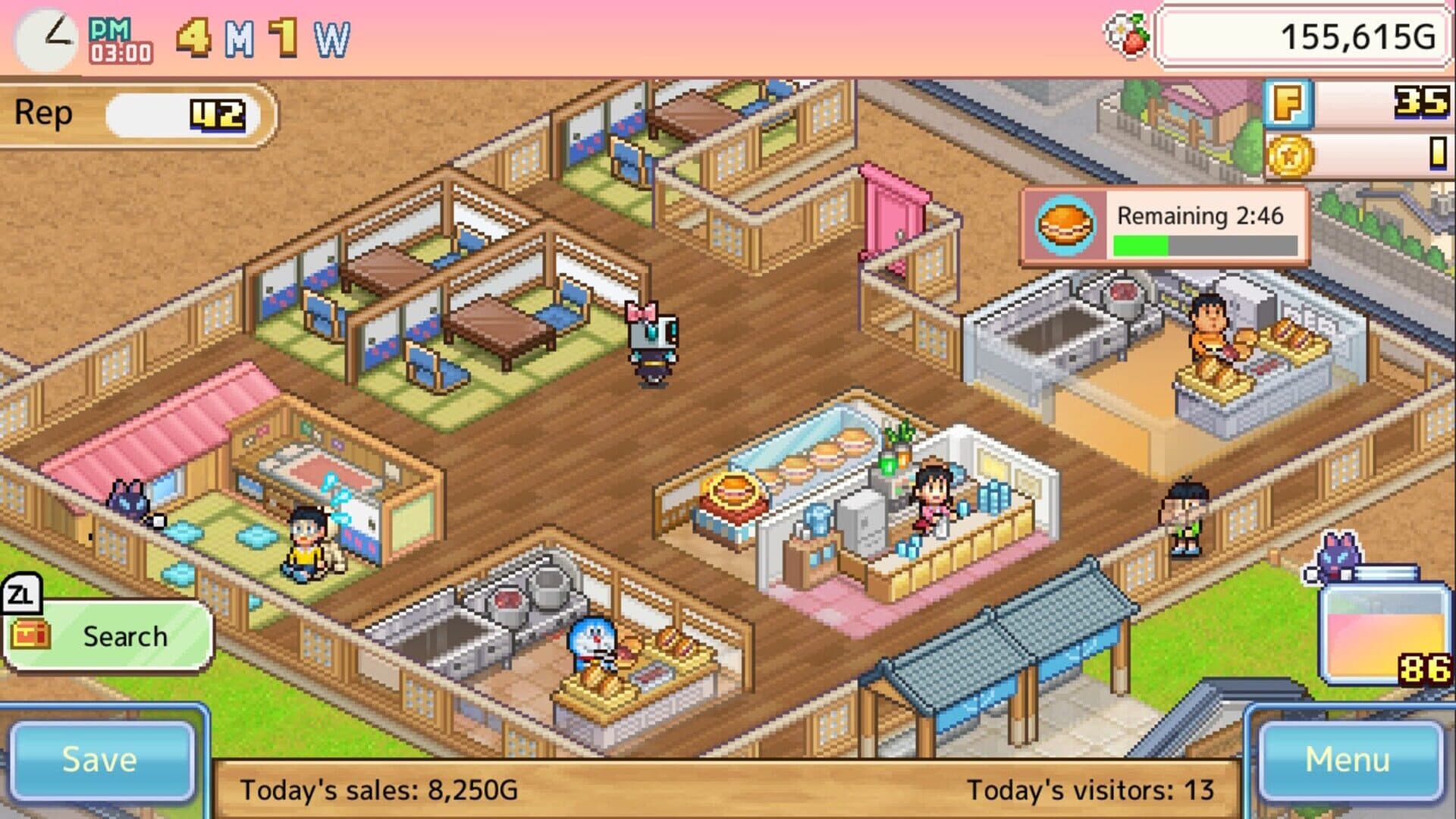 اسکرین‌شات Doraemon Dorayaki Shop Story - 4