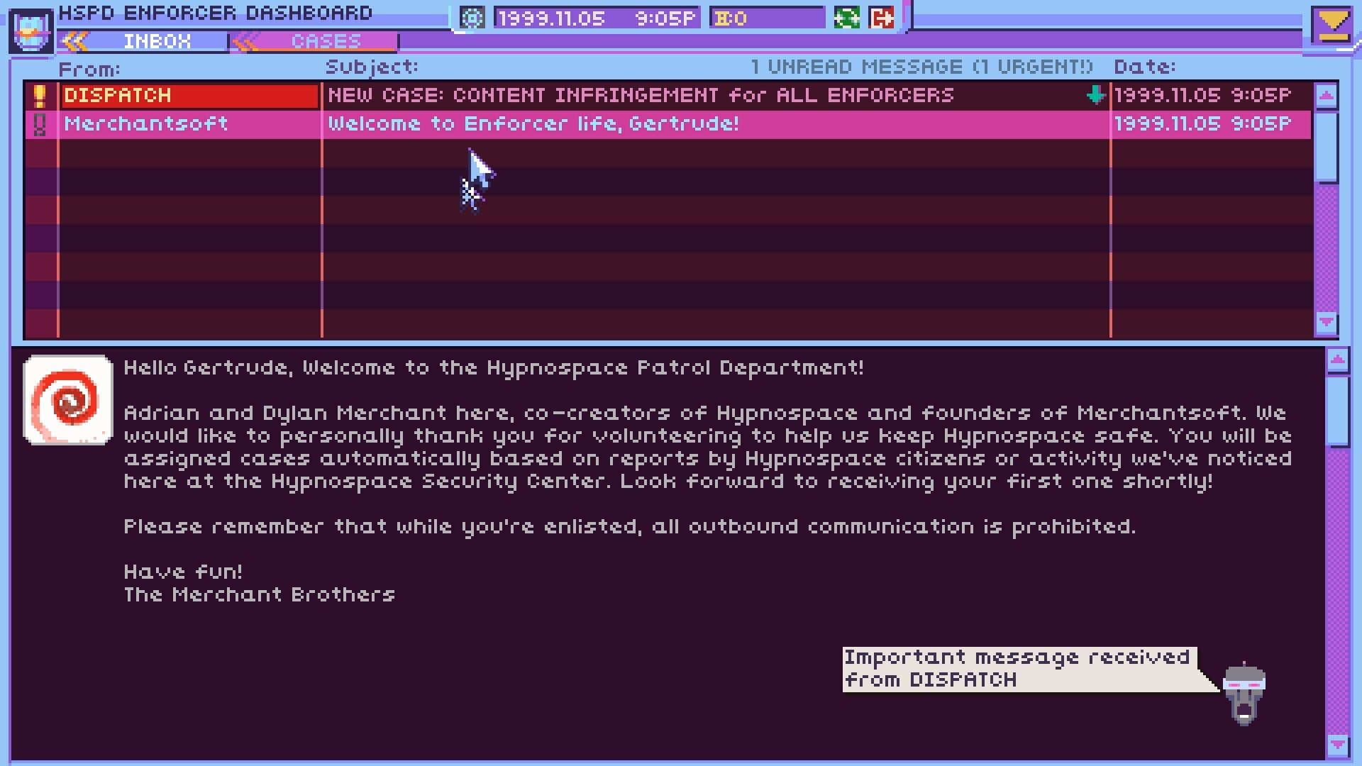 Hypnospace Outlaw screenshot 1