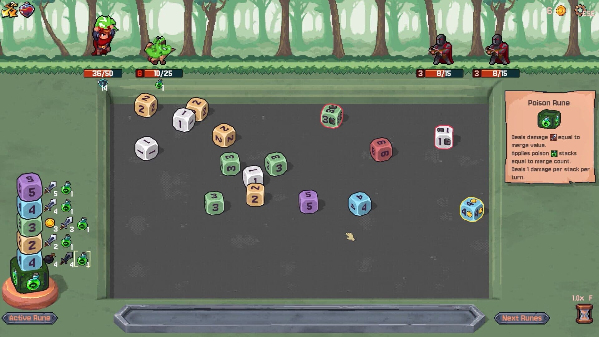 اسکرین‌شات Rune Dice - 1