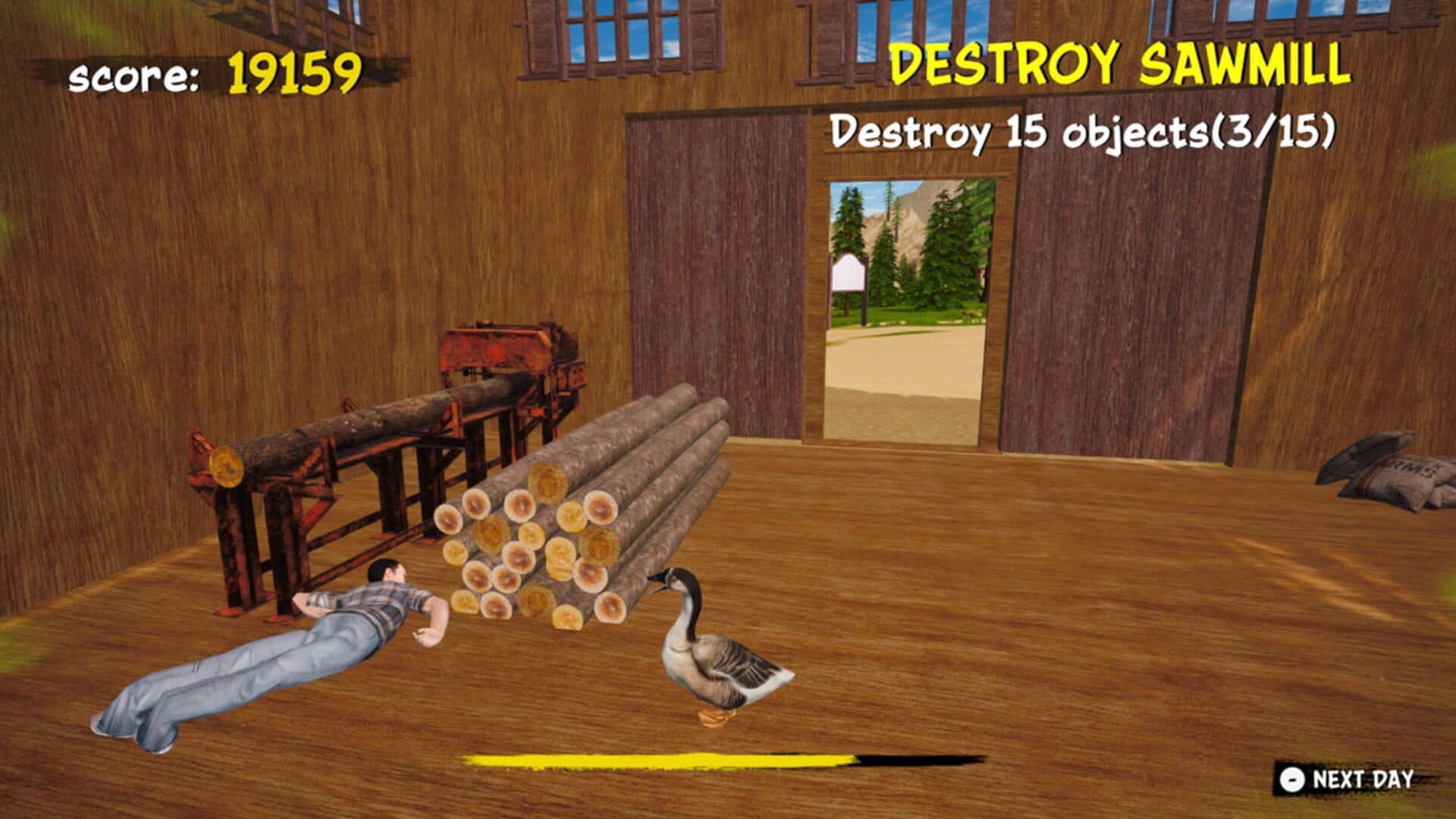 اسکرین‌شات Crazy Goose Simulator - 1