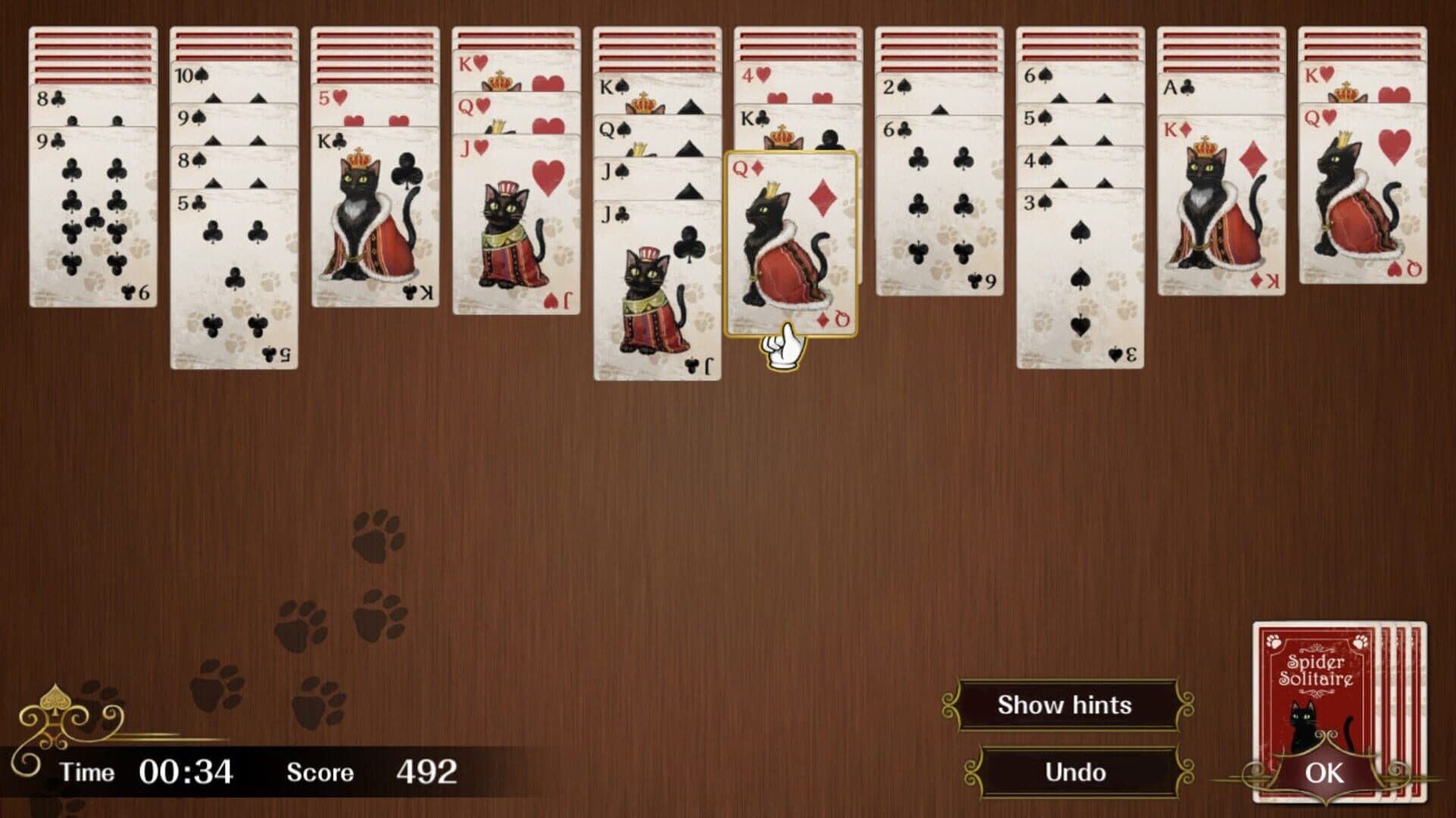 Spider Solitaire F screenshot 2