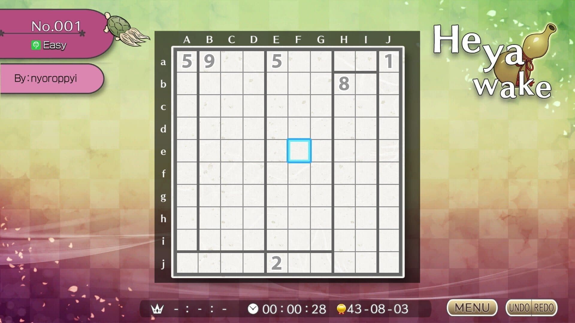 اسکرین‌شات Puzzle by Nikoli W Heyawake - 3