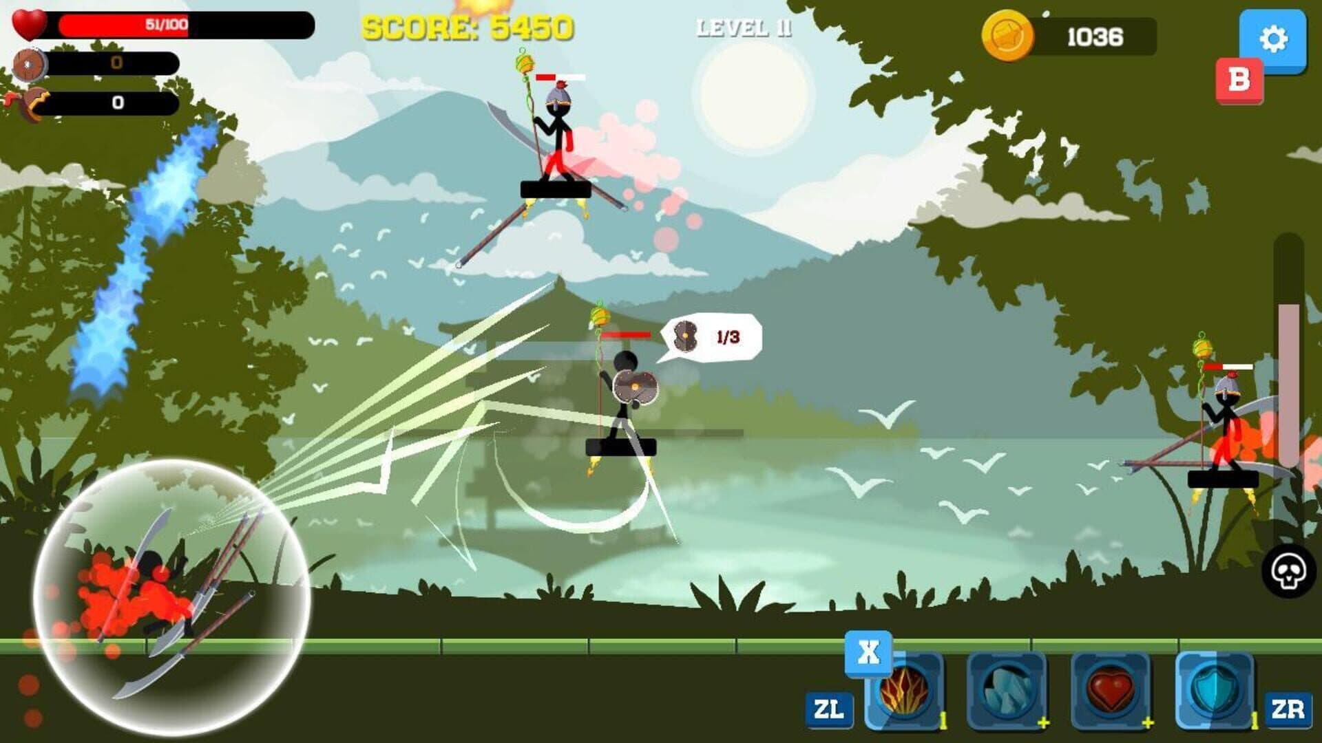 اسکرین‌شات Stickman: Far East Battle - 4