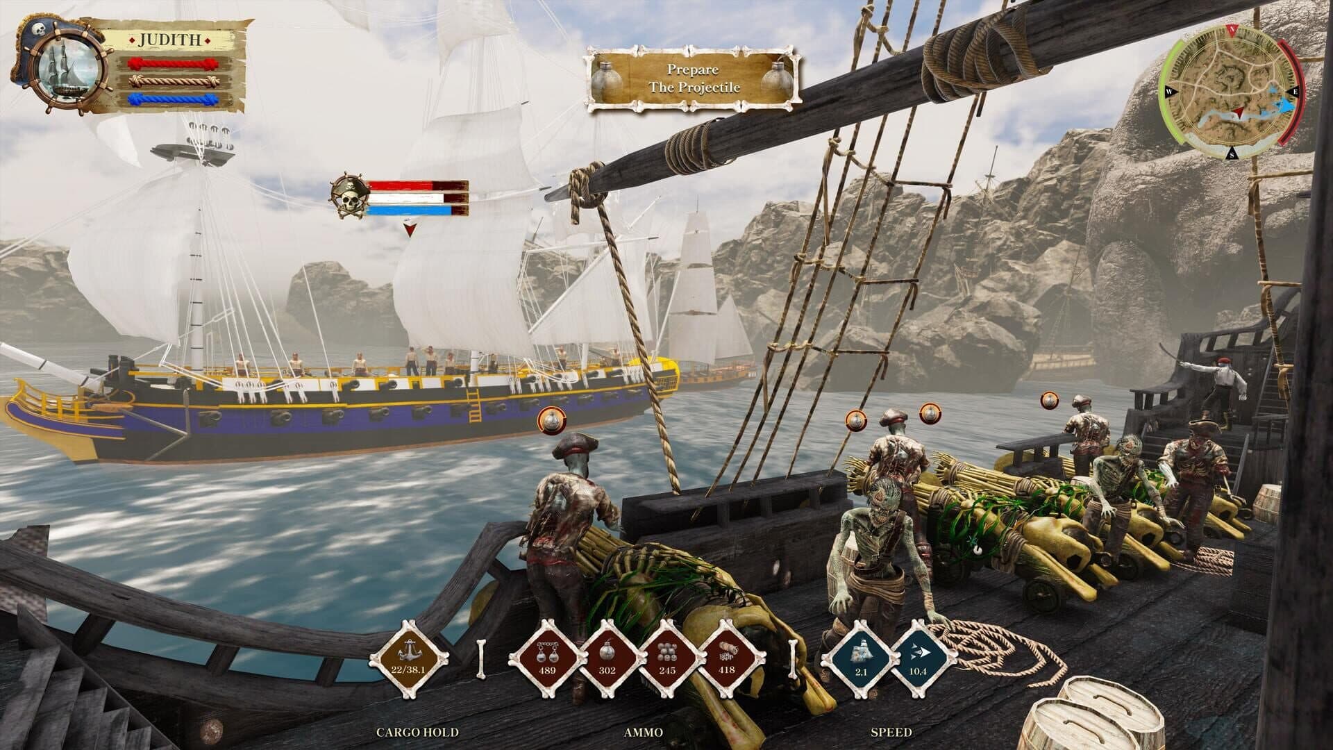 اسکرین‌شات Pirate Simulator: Corsair Skull & Sails - 1