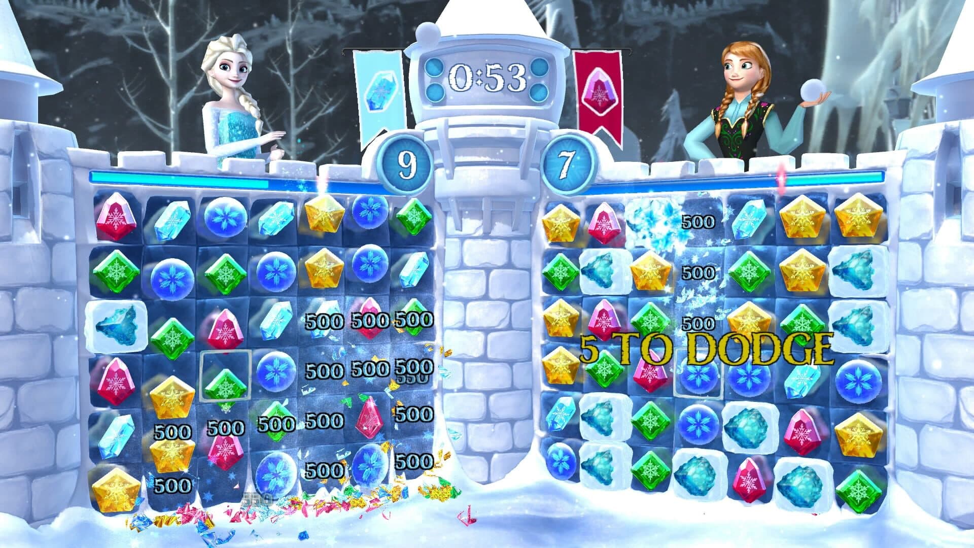 Frozen Free Fall: Snowball Fight screenshot 0