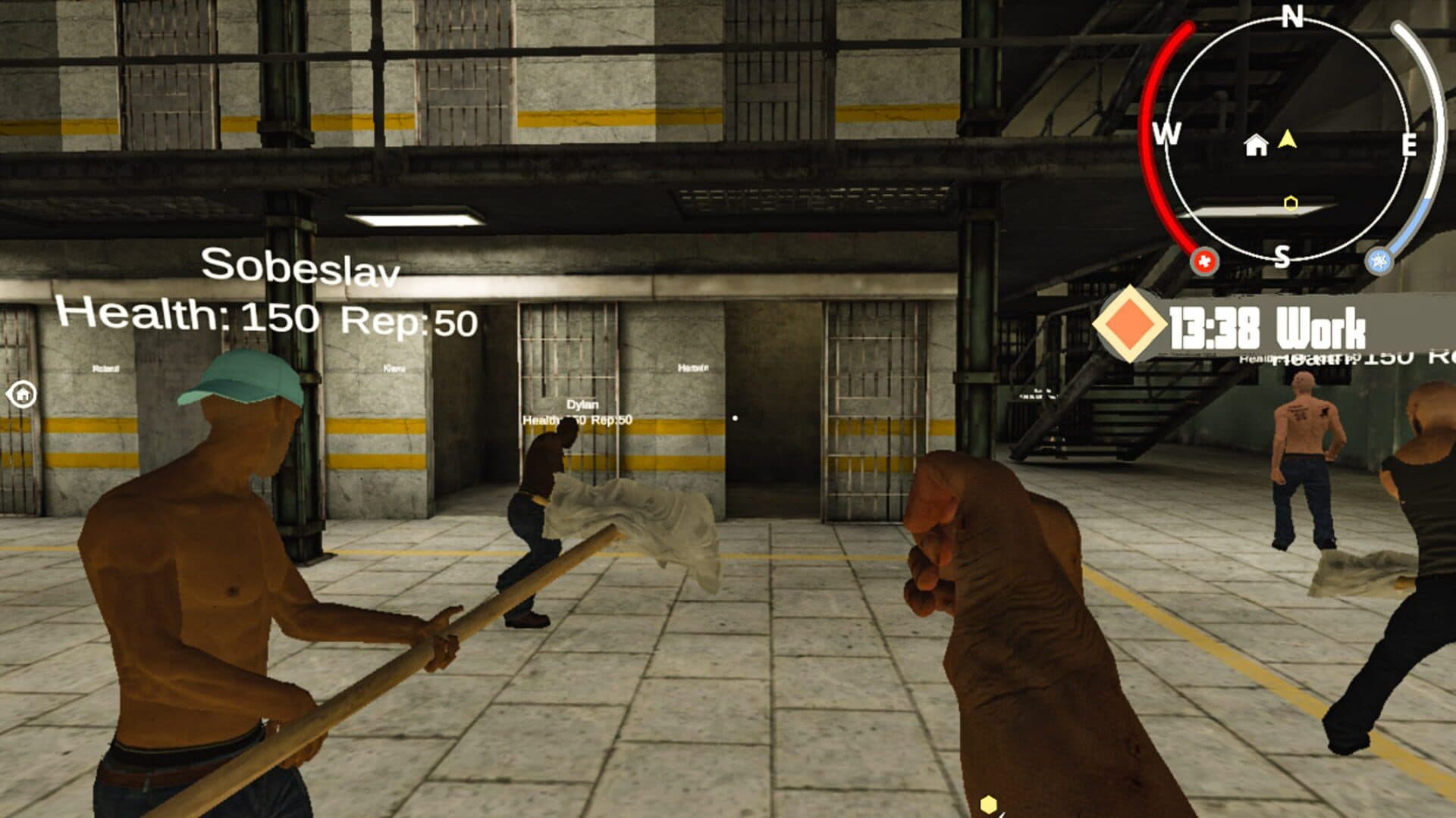 اسکرین‌شات Prison Life Simulator Jail: Gangster Escape Games Scary Architect Battle - 2