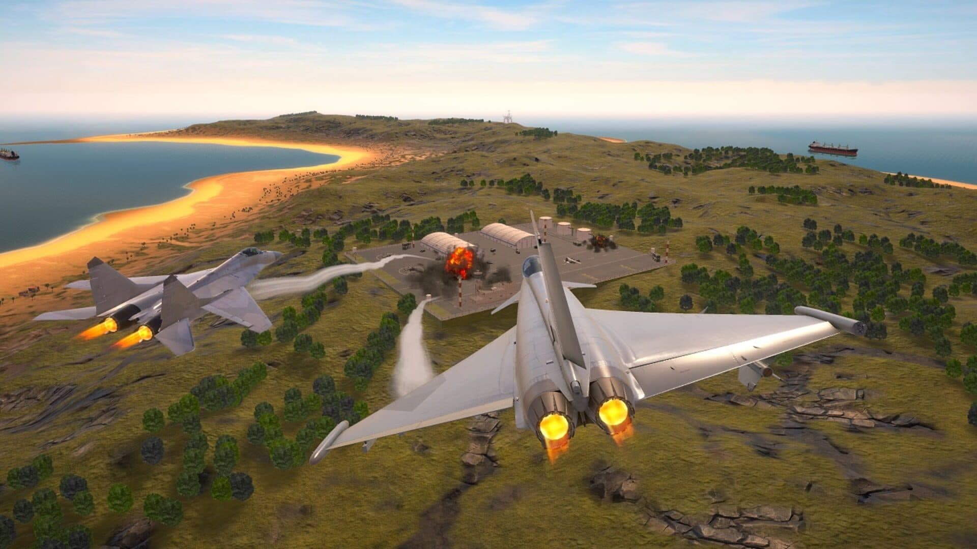 اسکرین‌شات Airplane Flight Simulator: Combat Zone - 3
