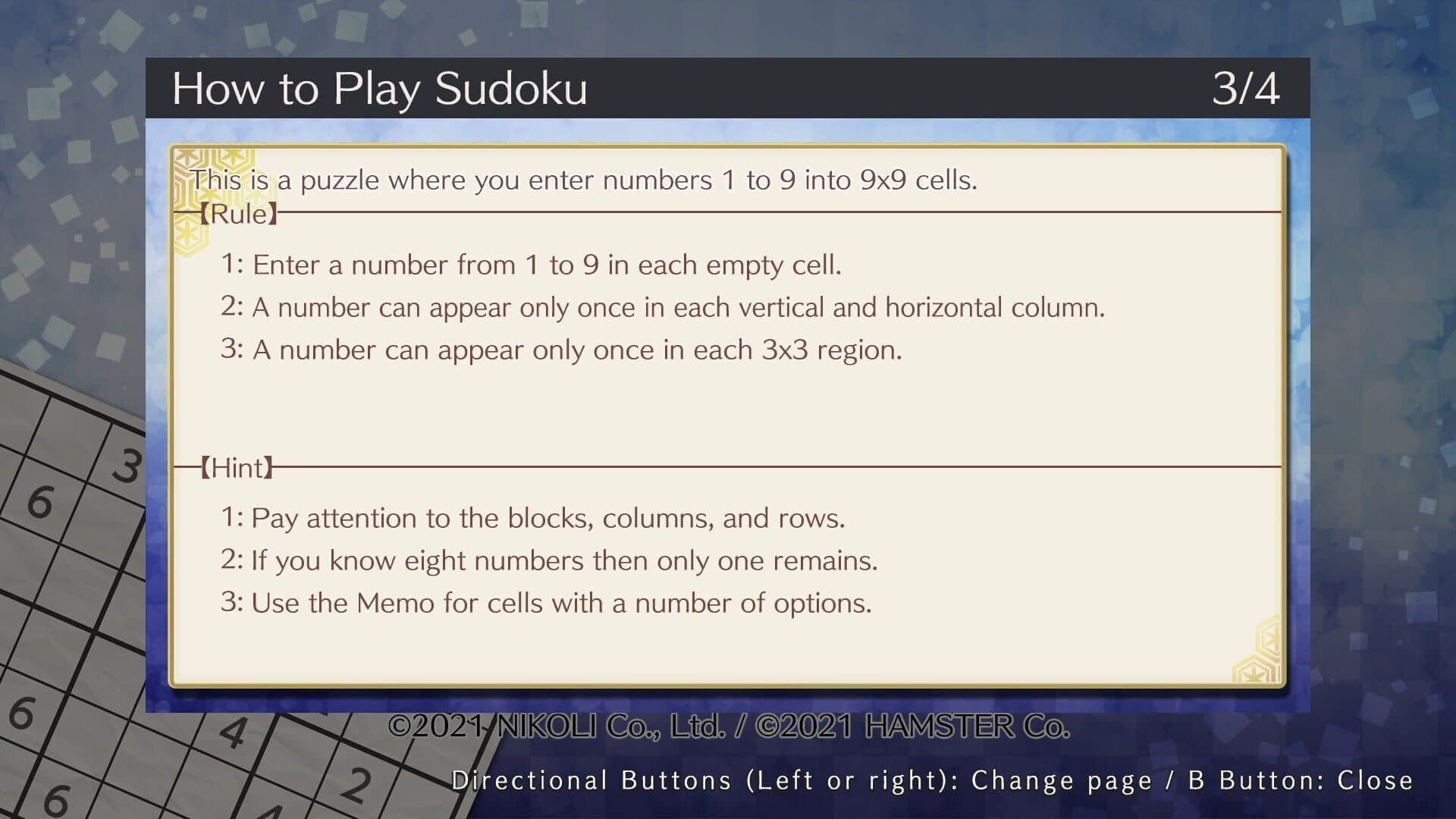 اسکرین‌شات Puzzle by Nikoli W: Sudoku - 6