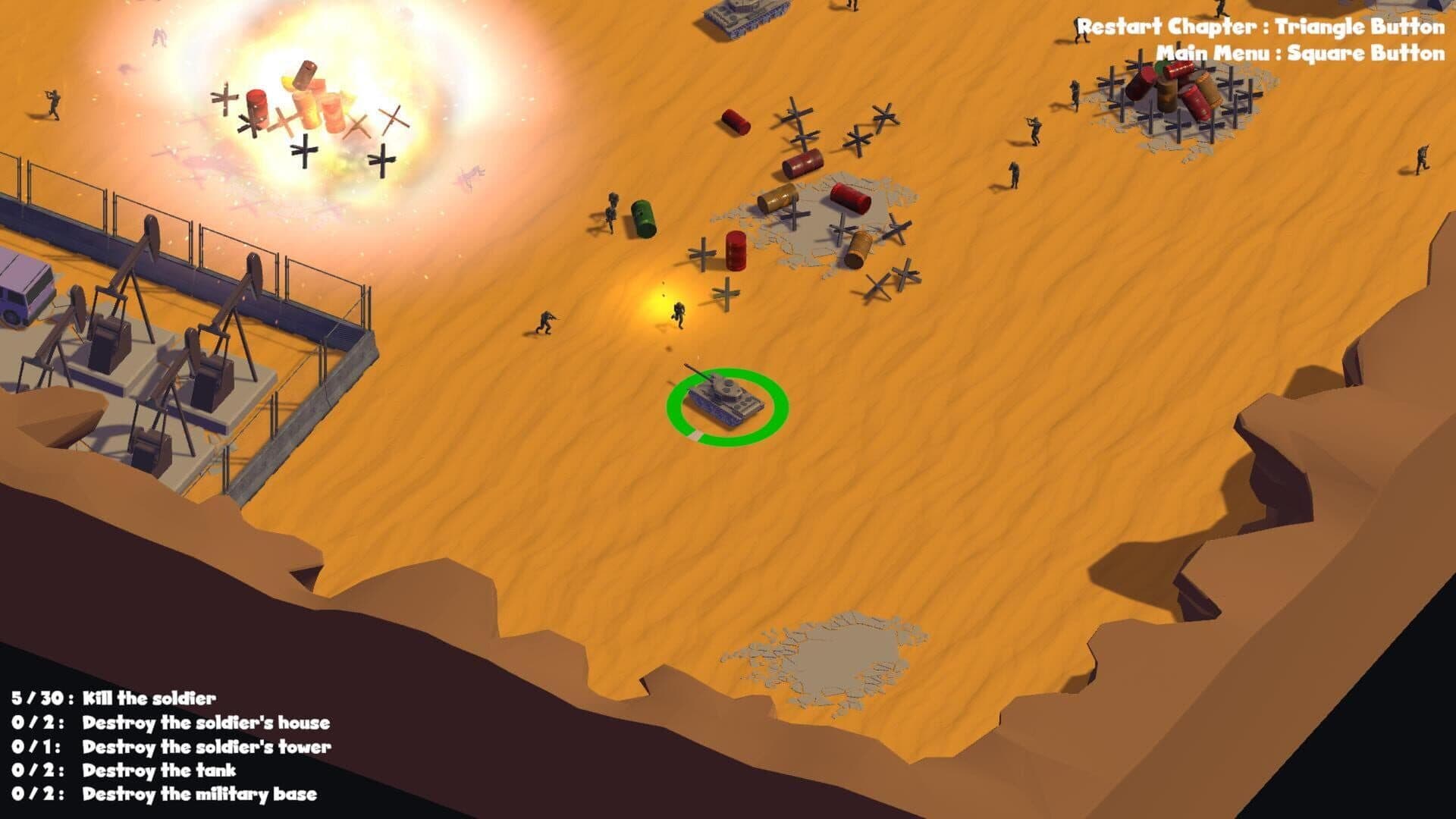 اسکرین‌شات Desert Tank Chaos - 1