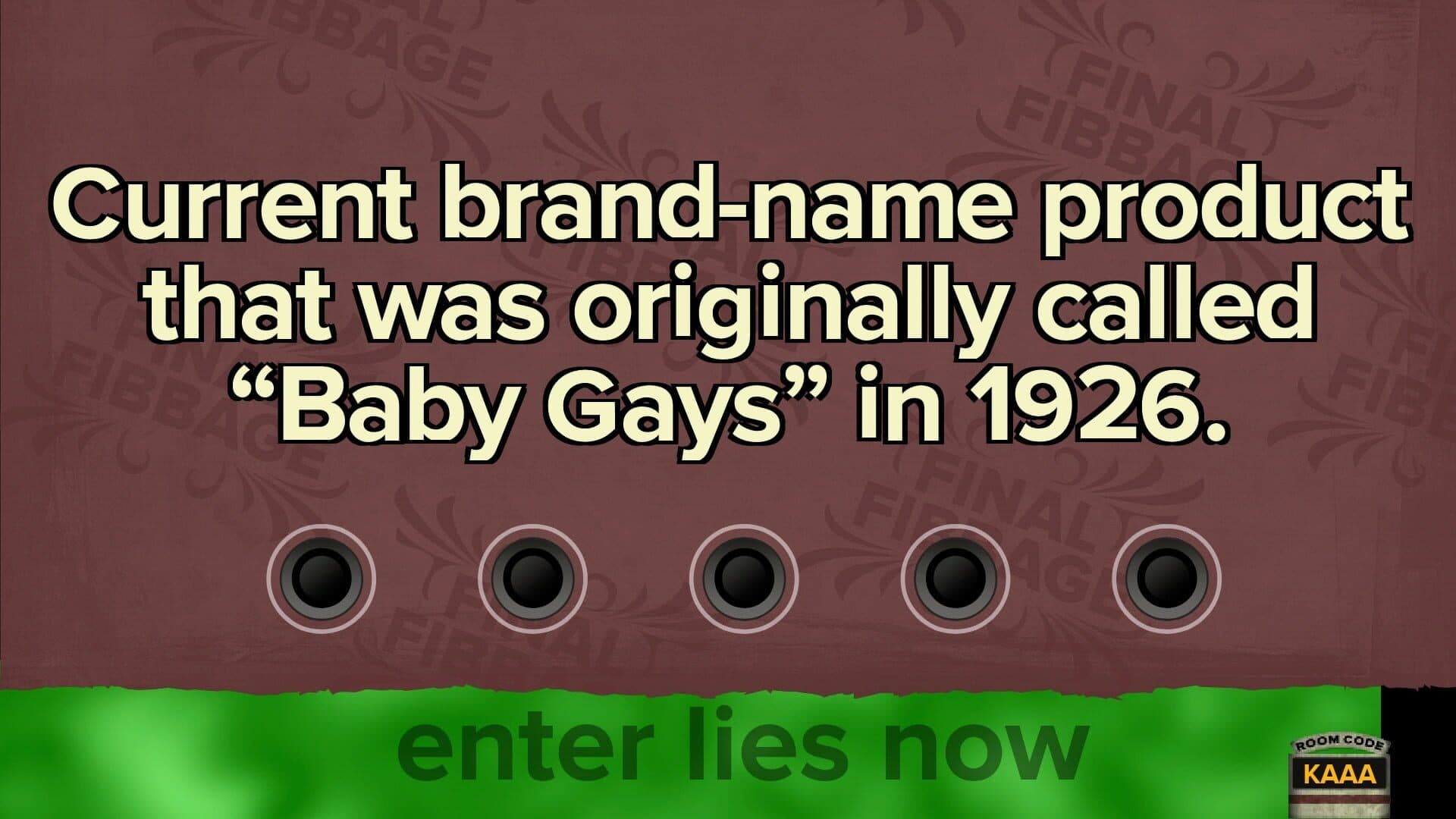 Fibbage screenshot 1