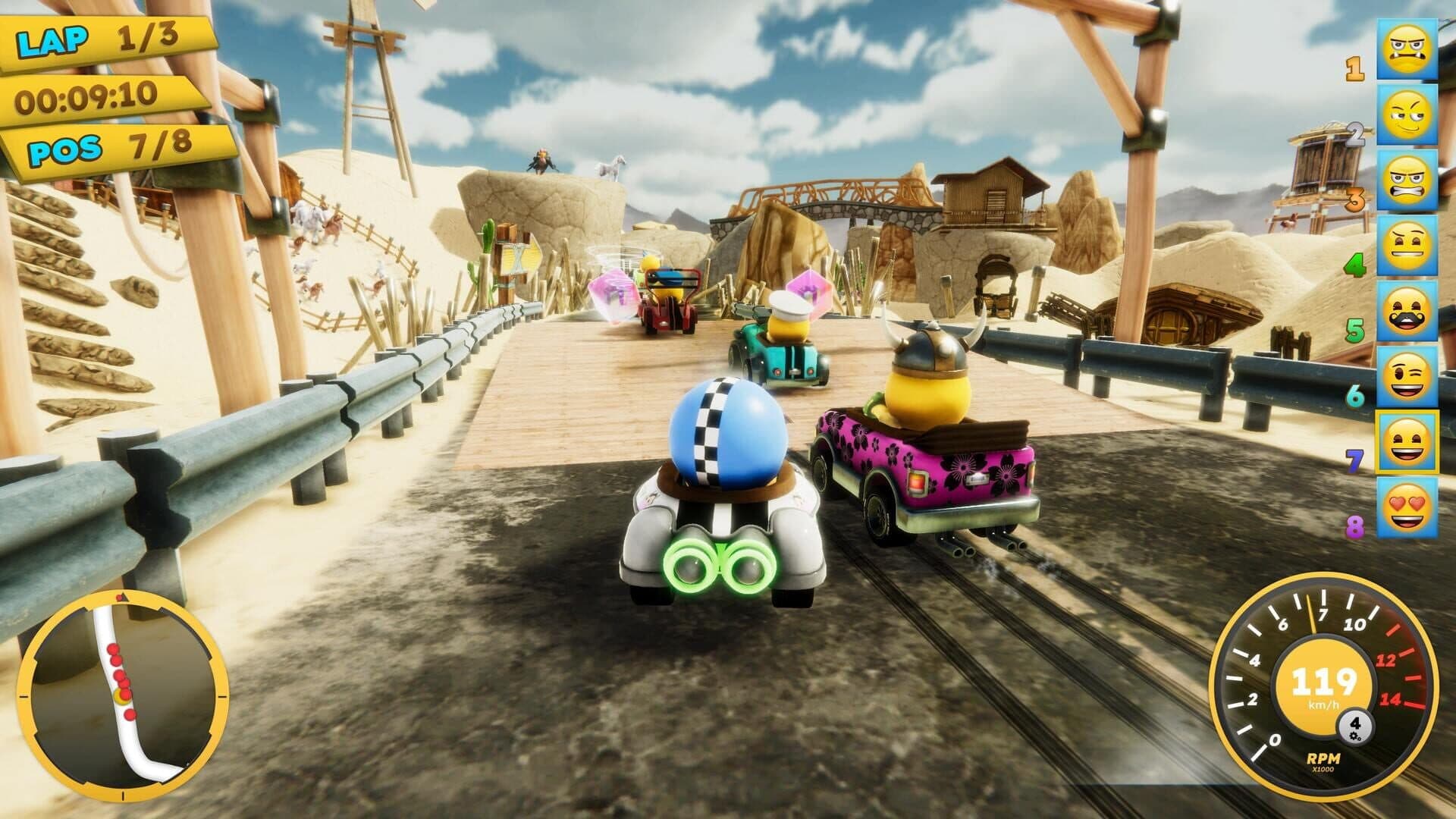 اسکرین‌شات Emoji Kart Racer - 7