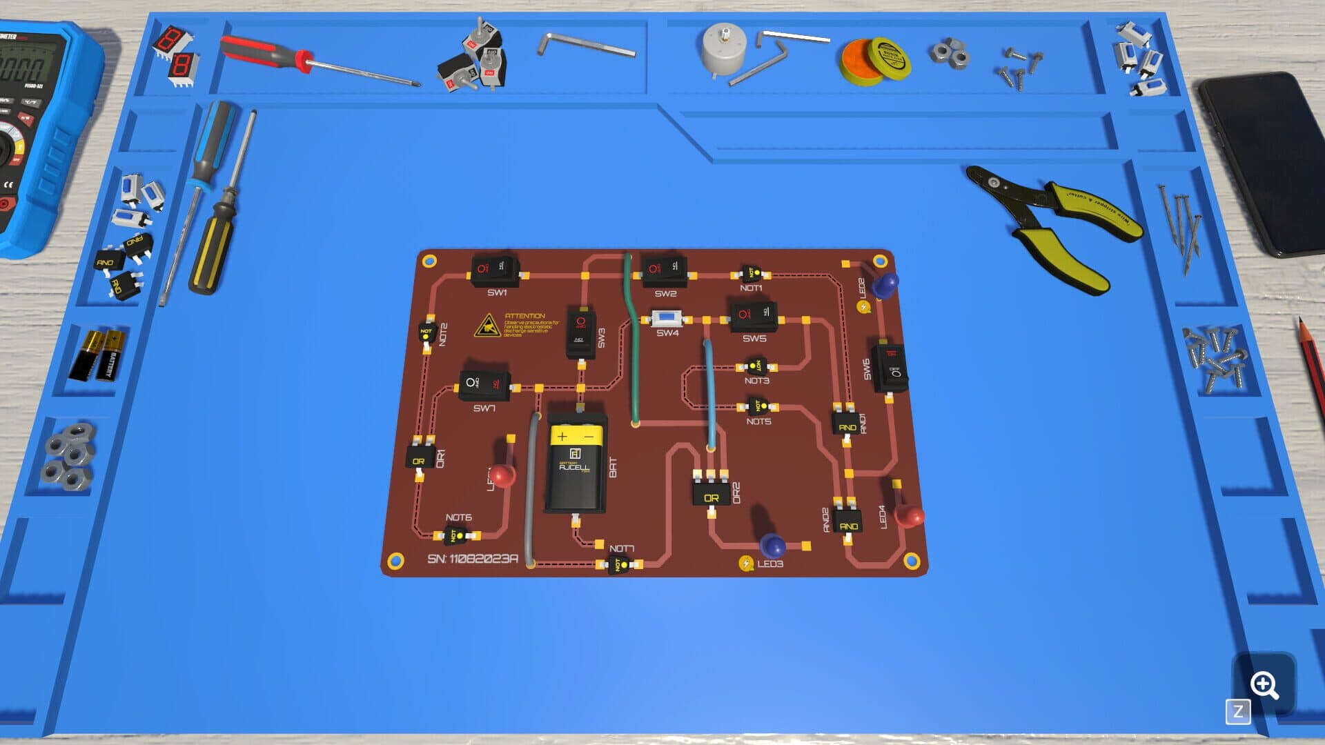 Electronics Puzzle Lab screenshot 0