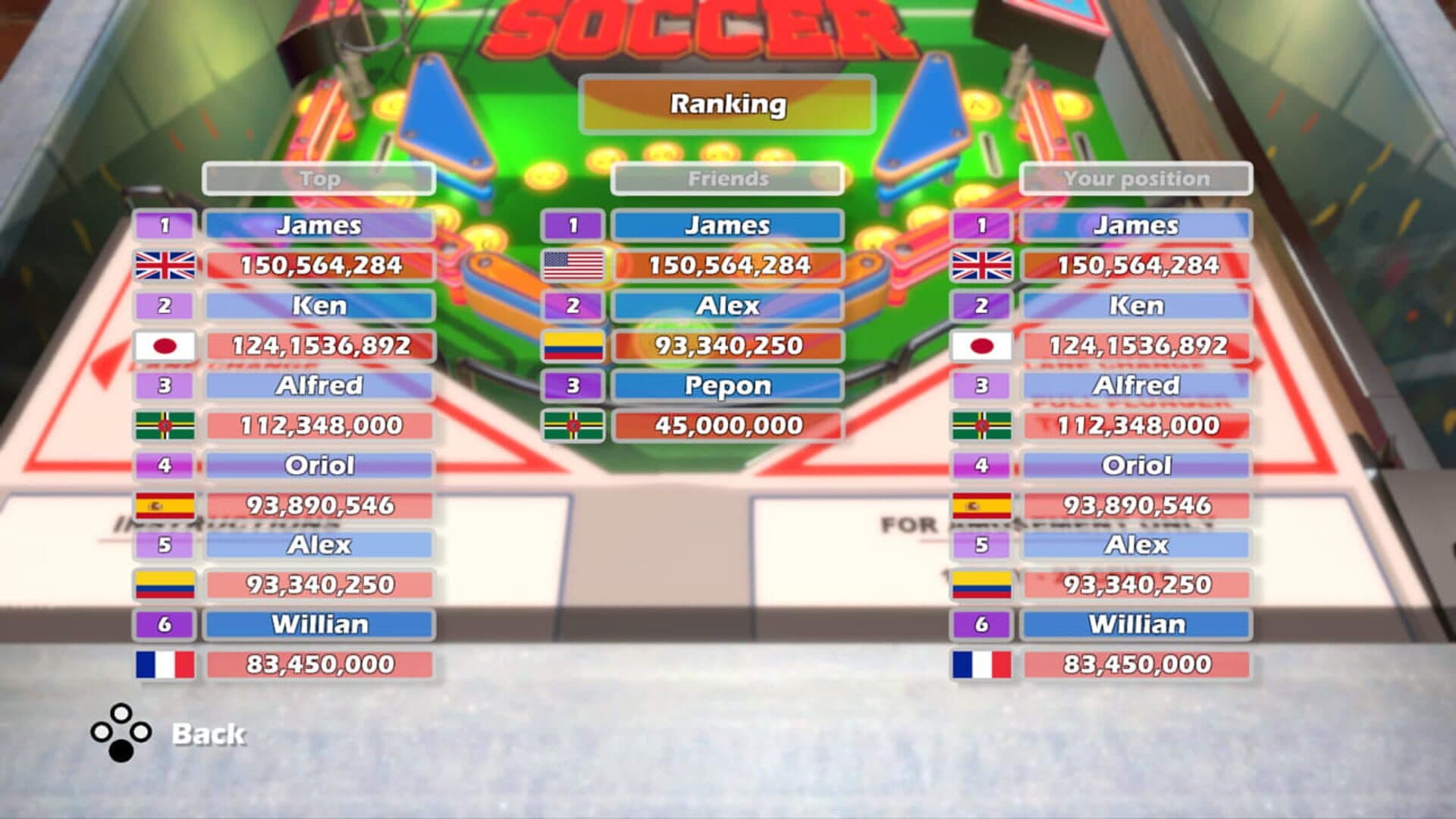 World Soccer Pinball screenshot 0