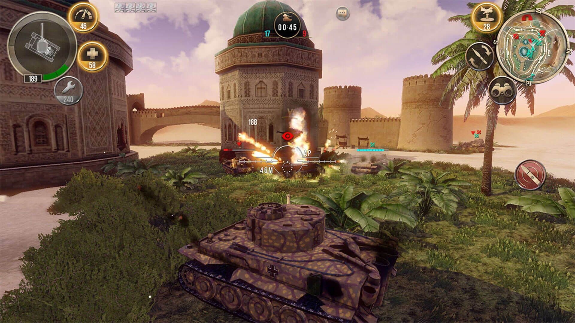 اسکرین‌شات Infinite Tanks WWII - 1