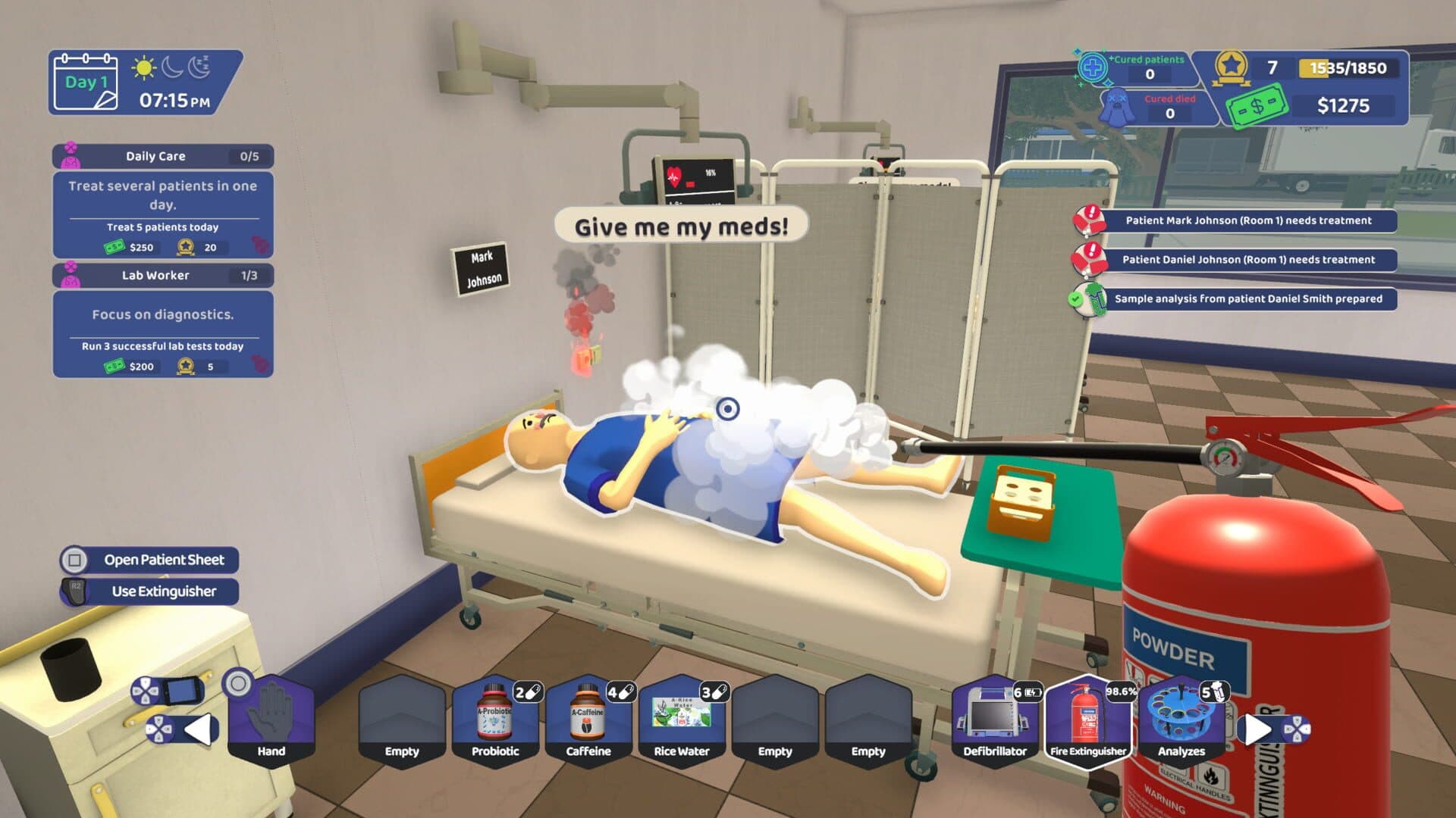 اسکرین‌شات Two Hands Hospital Assistant Simulator - 1