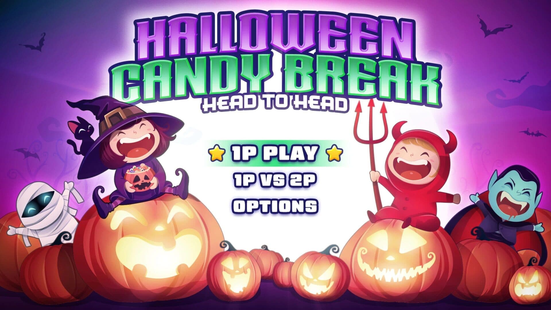 اسکرین‌شات Halloween Candy Break Head to Head - 1