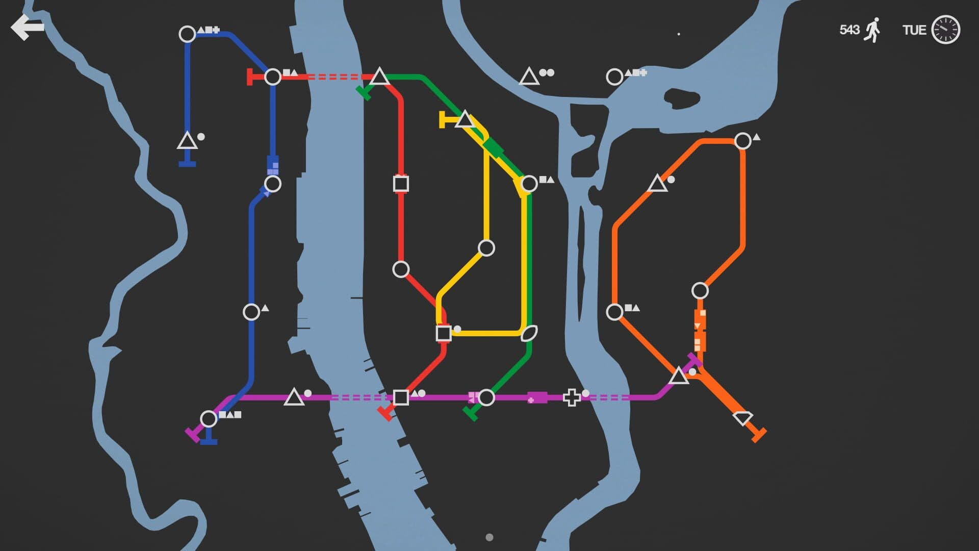 اسکرین‌شات Mini Metro - 4