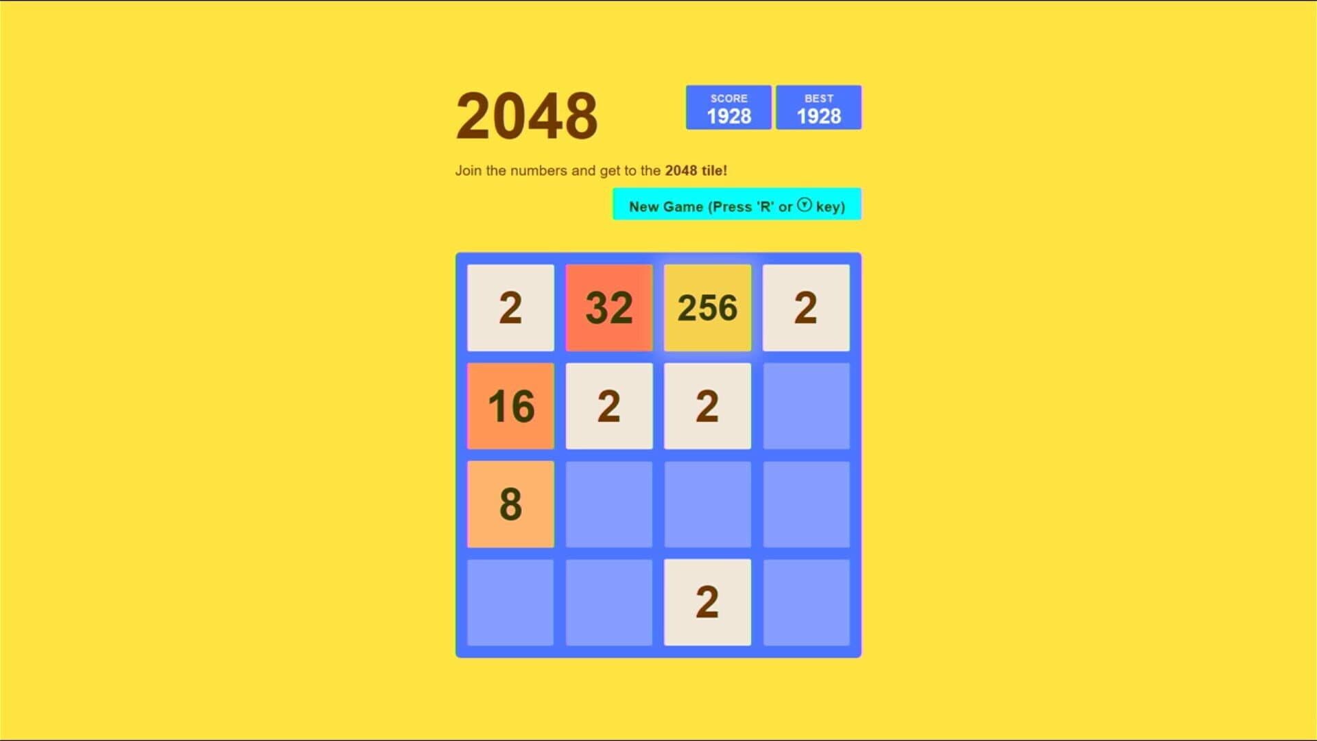 اسکرین‌شات 2048 Colorful - 1