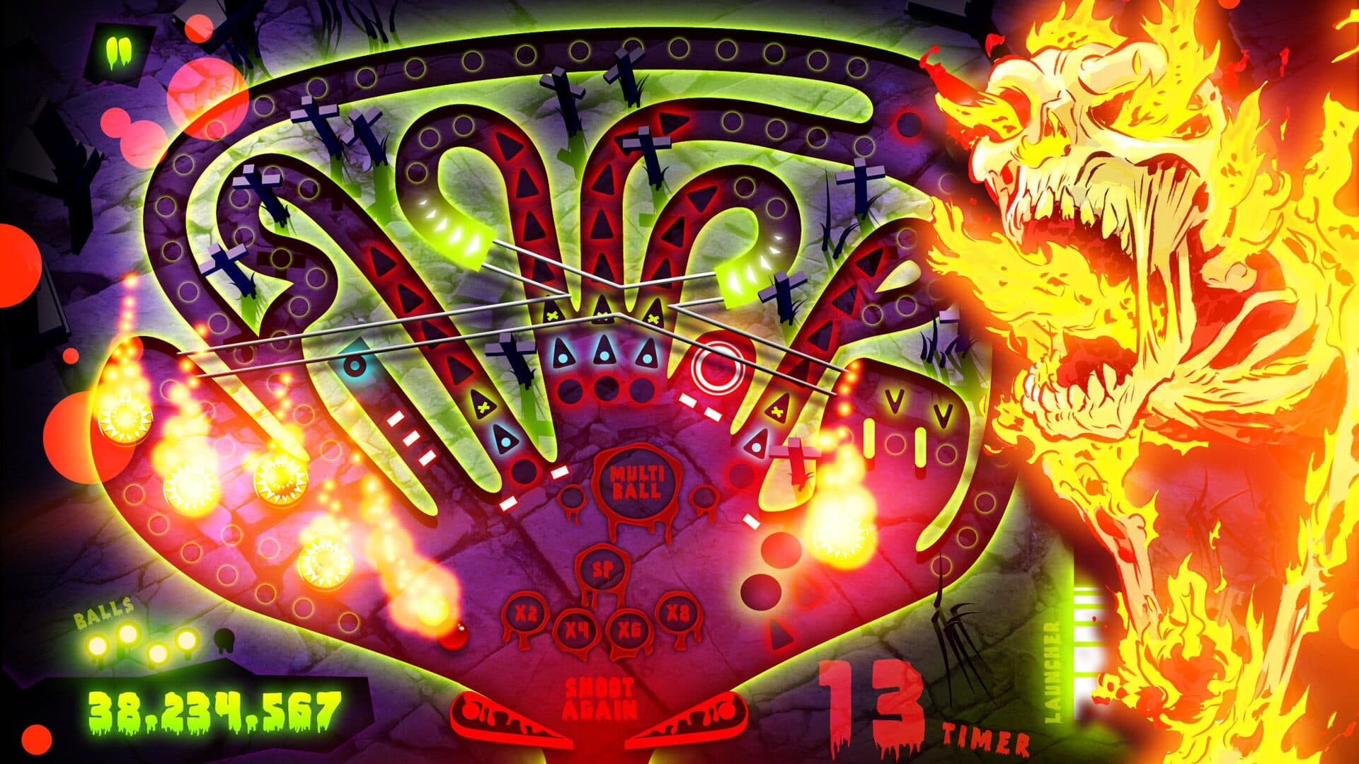 اسکرین‌شات Zombie Pinball - 2