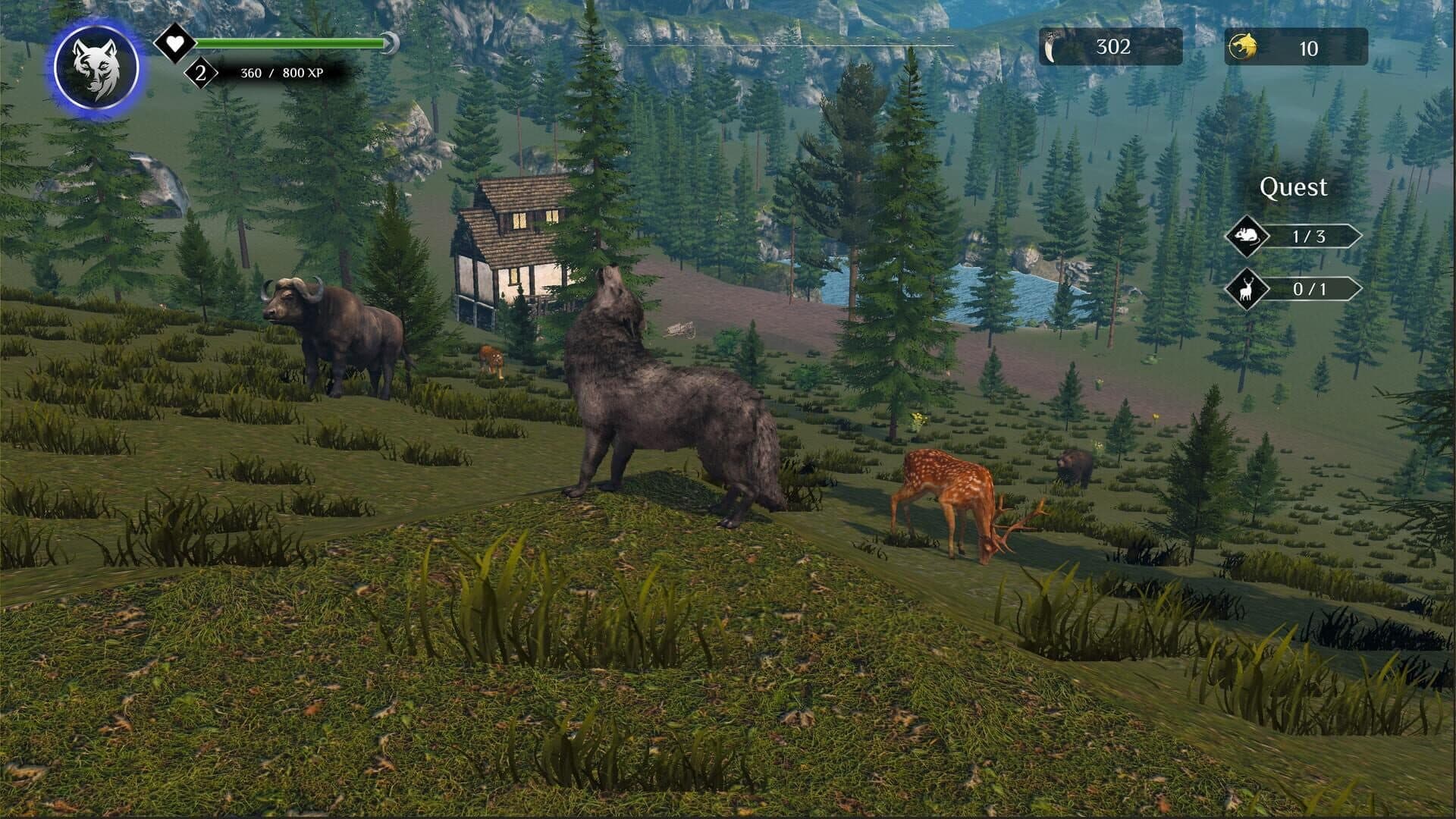 اسکرین‌شات Wolf Sim: Animal Battle Survival RPG - 9