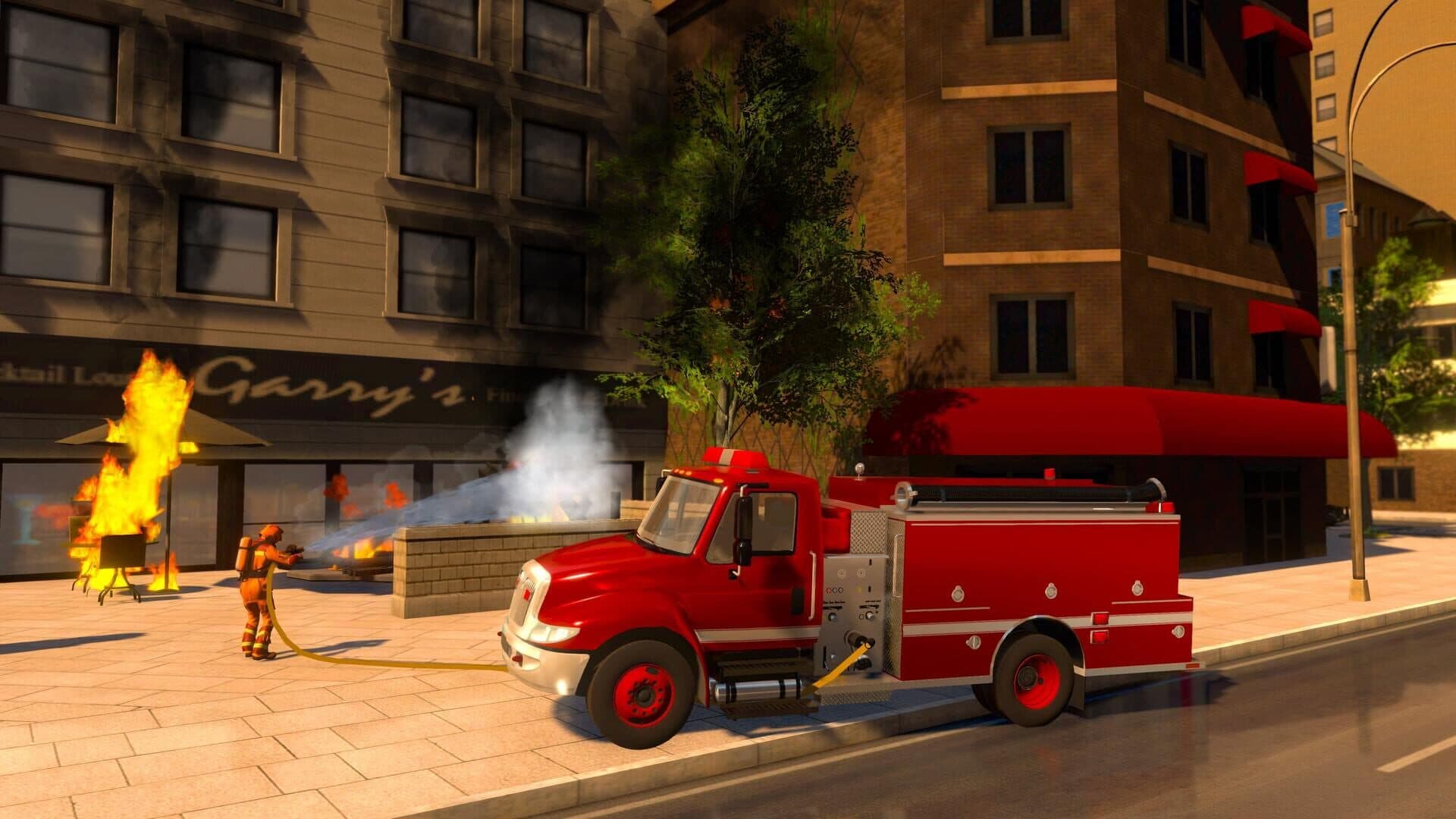 اسکرین‌شات Firefighter Simulator 911: Car Fire Truck Driver - 3