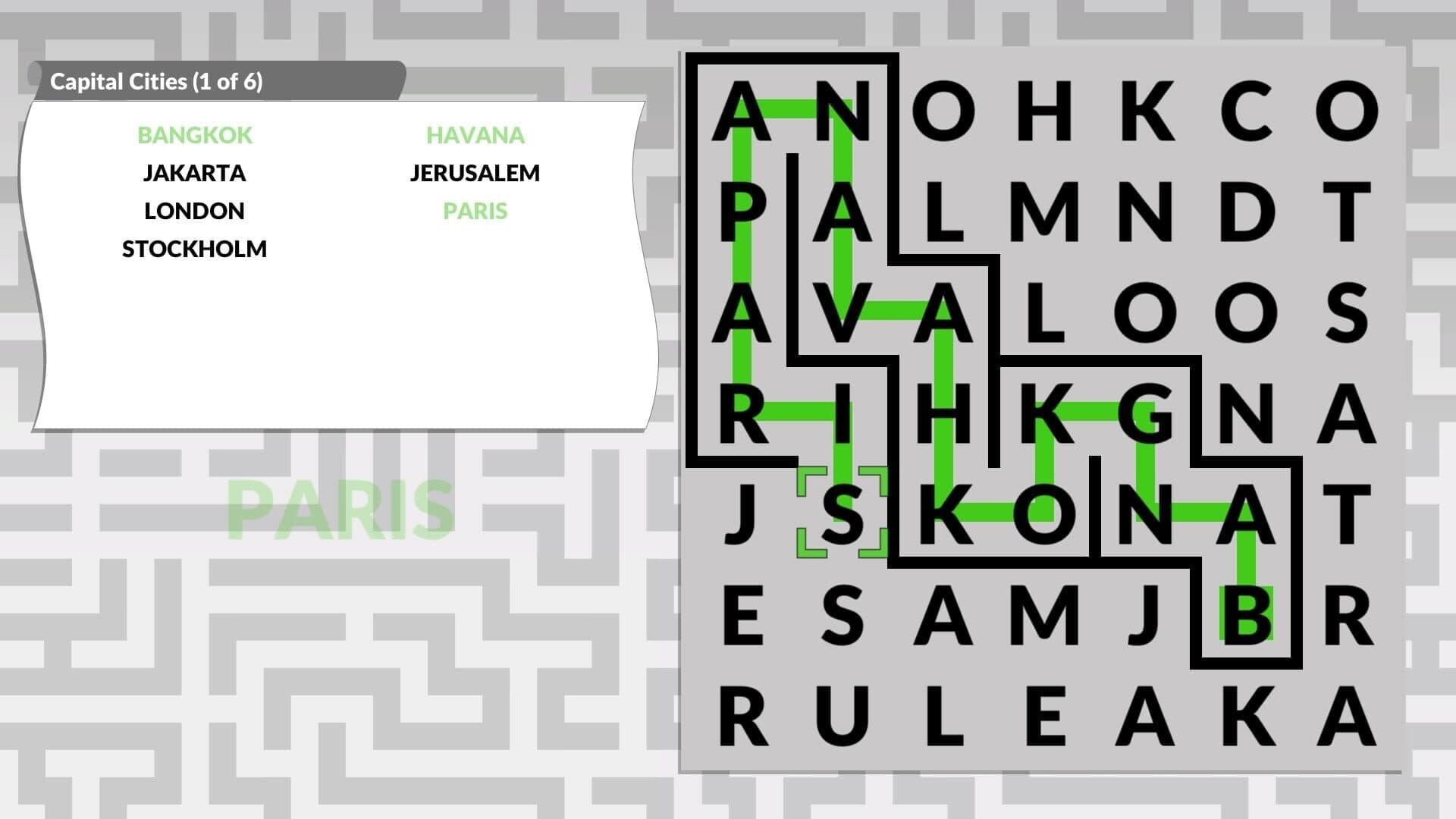 Word Maze by Powgi screenshot 0