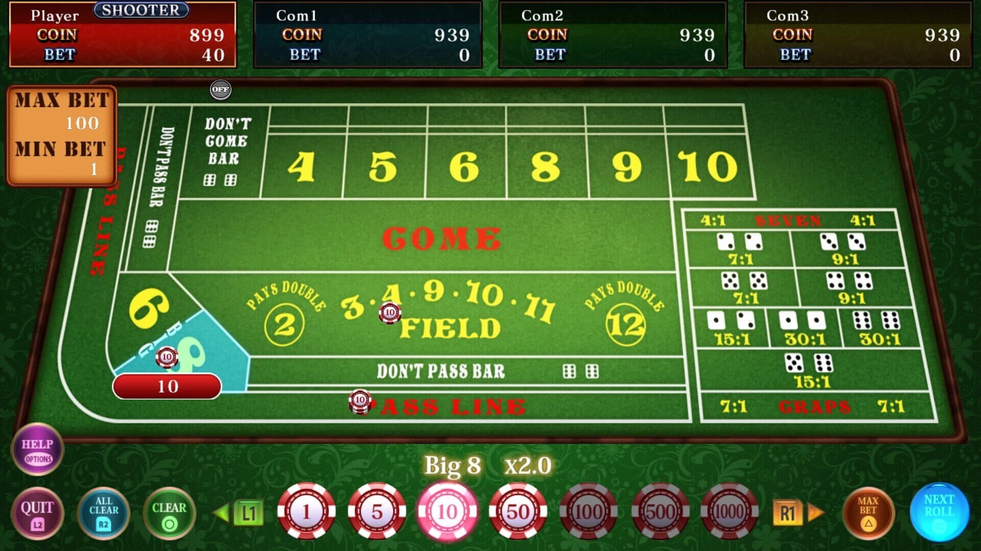 The Casino Collection: Ruleta, Vídeo Póker, Tragaperras, Craps, Baccarat, Five-Card Draw Poker, Texas hold 'em, Blackjack and Page One screenshot 9