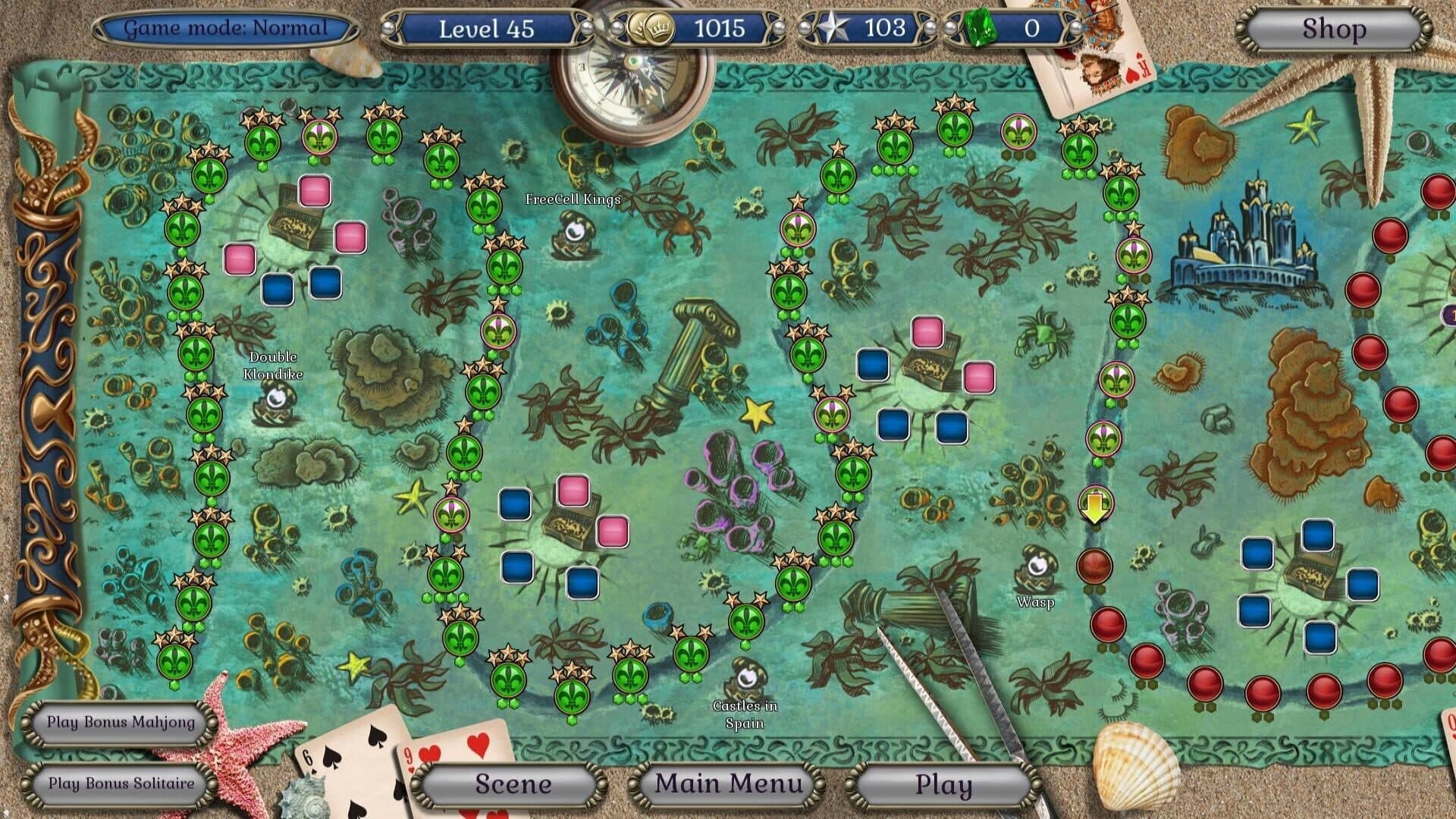 اسکرین‌شات Jewel Match Atlantis Solitaire: Collector's Edition - 9