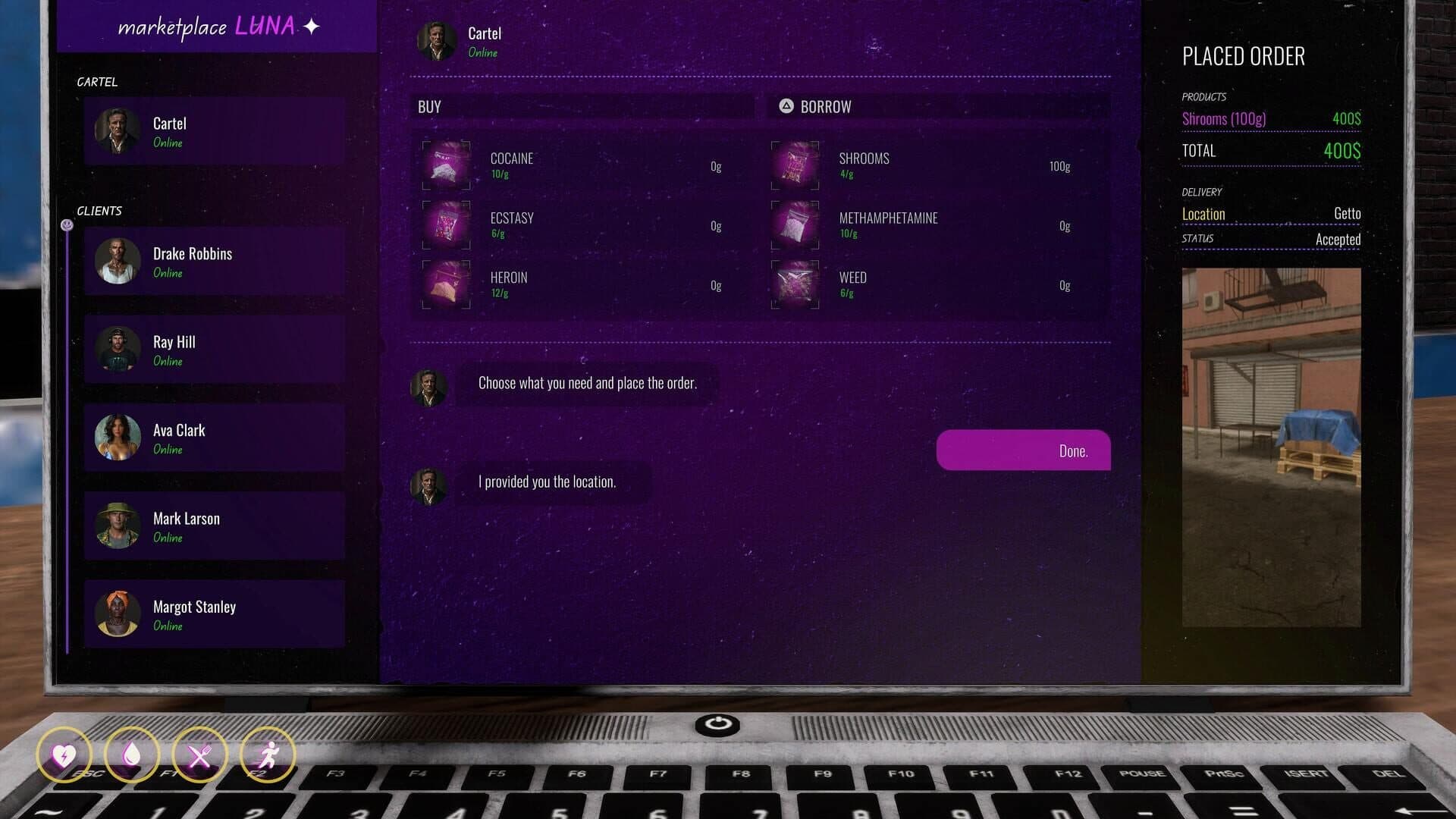 اسکرین‌شات Drug Trader Simulator - 4