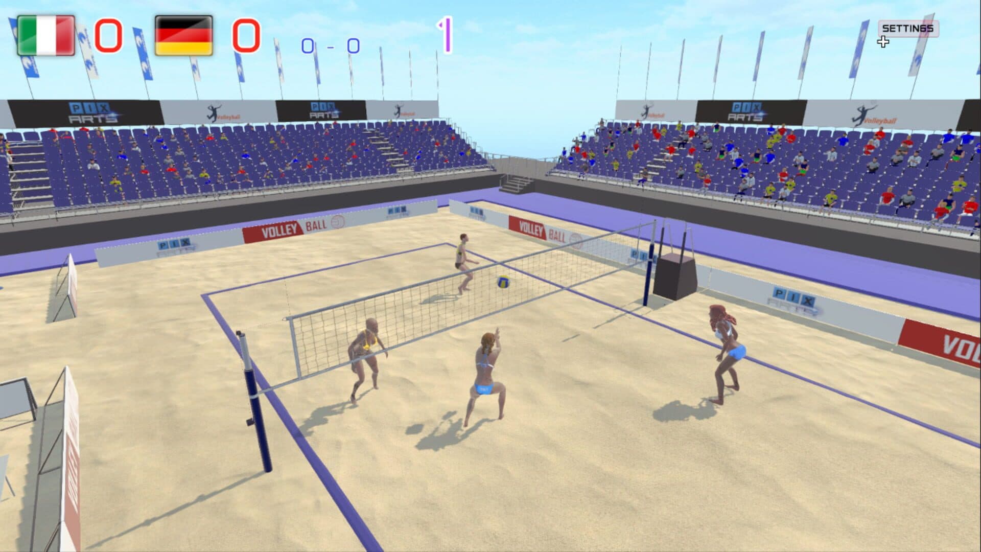 اسکرین‌شات Summer Games Beach Volley - 3