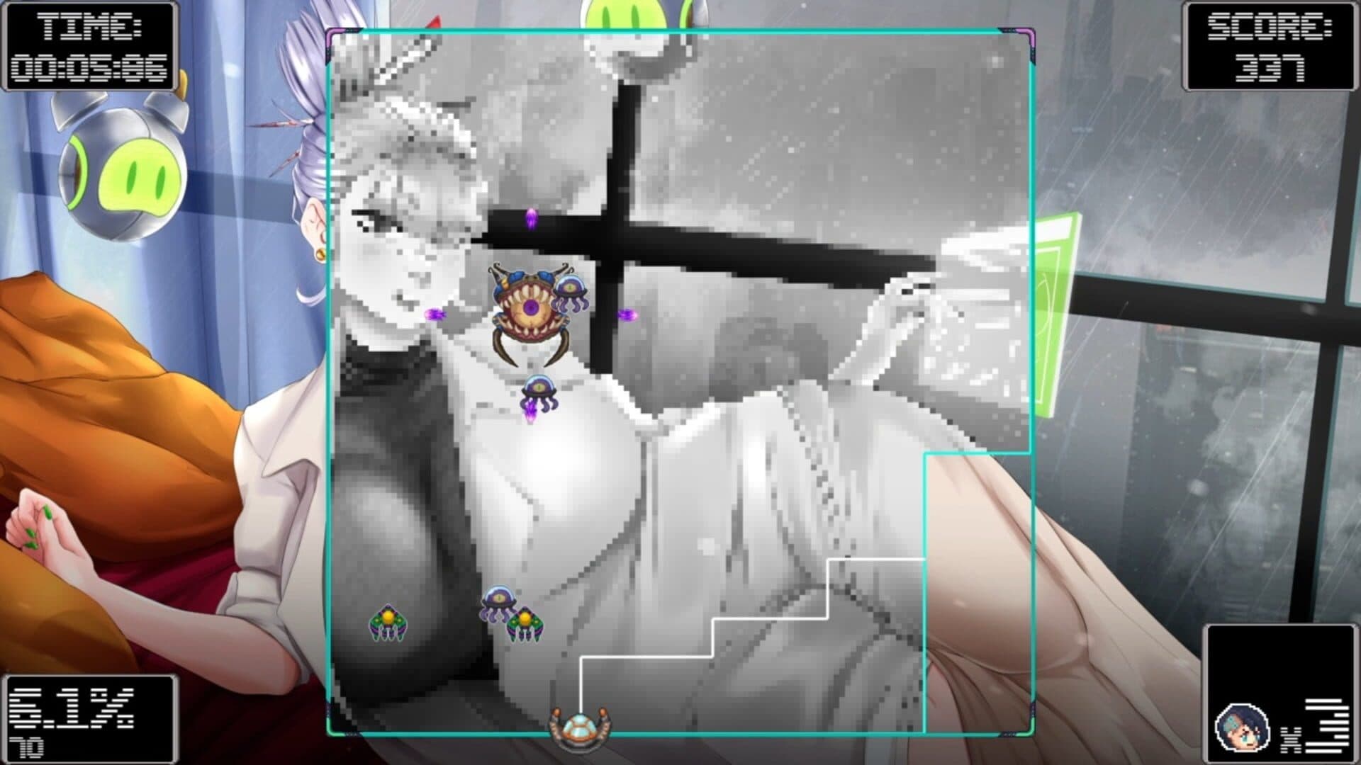 اسکرین‌شات Waifu Space Conquest - 5