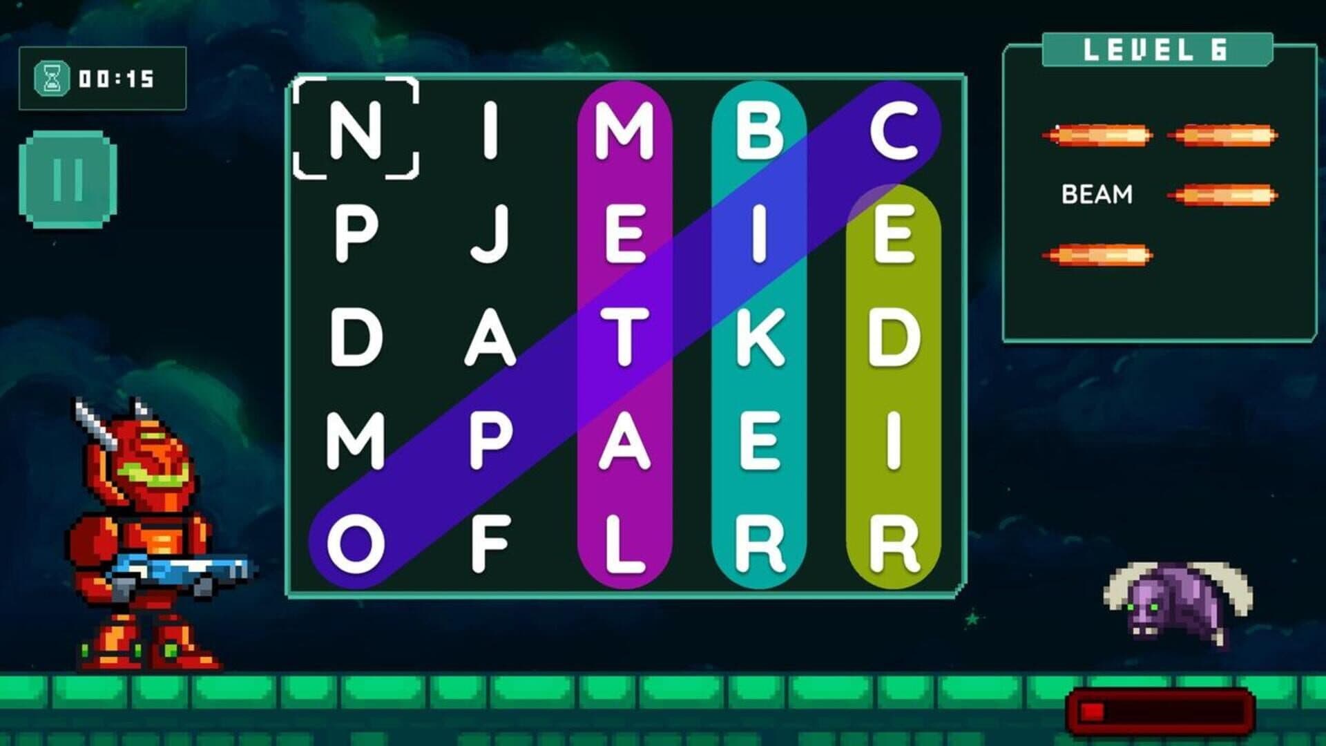 اسکرین‌شات Word Quest: Cyberpunk - 4