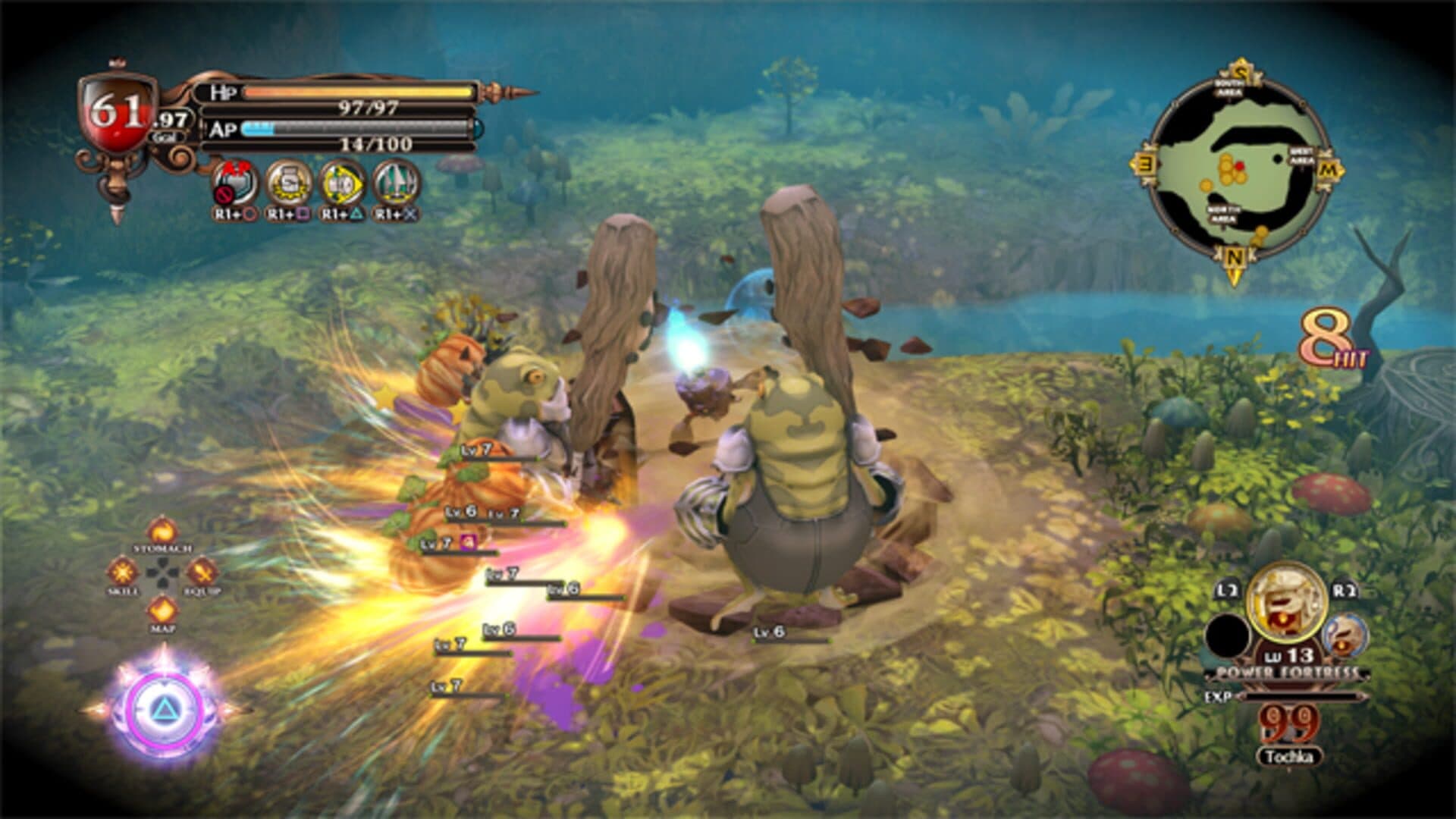 اسکرین‌شات The Witch and the Hundred Knight 2 - 1