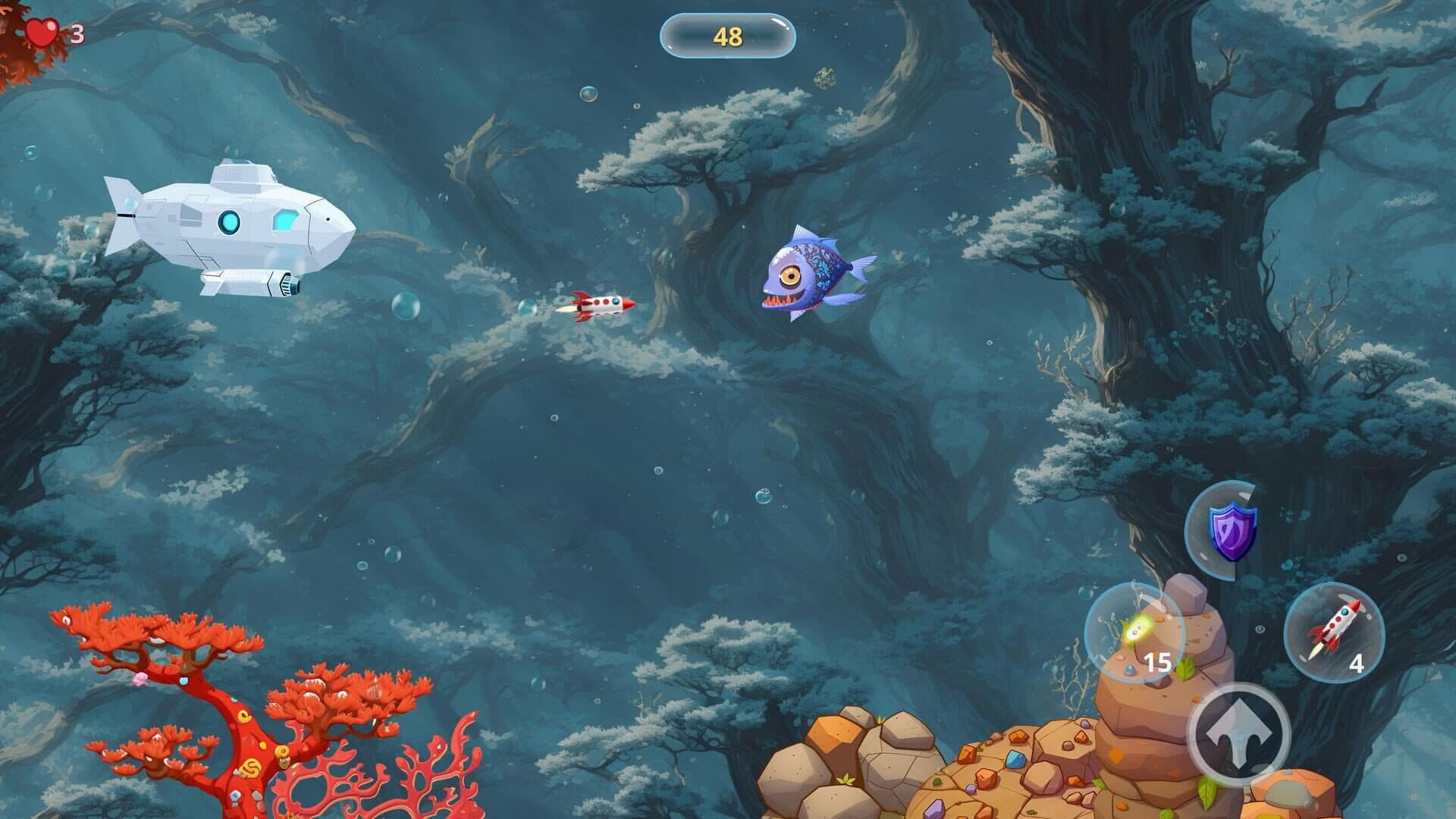 اسکرین‌شات Underwater Submarine Rush - 5