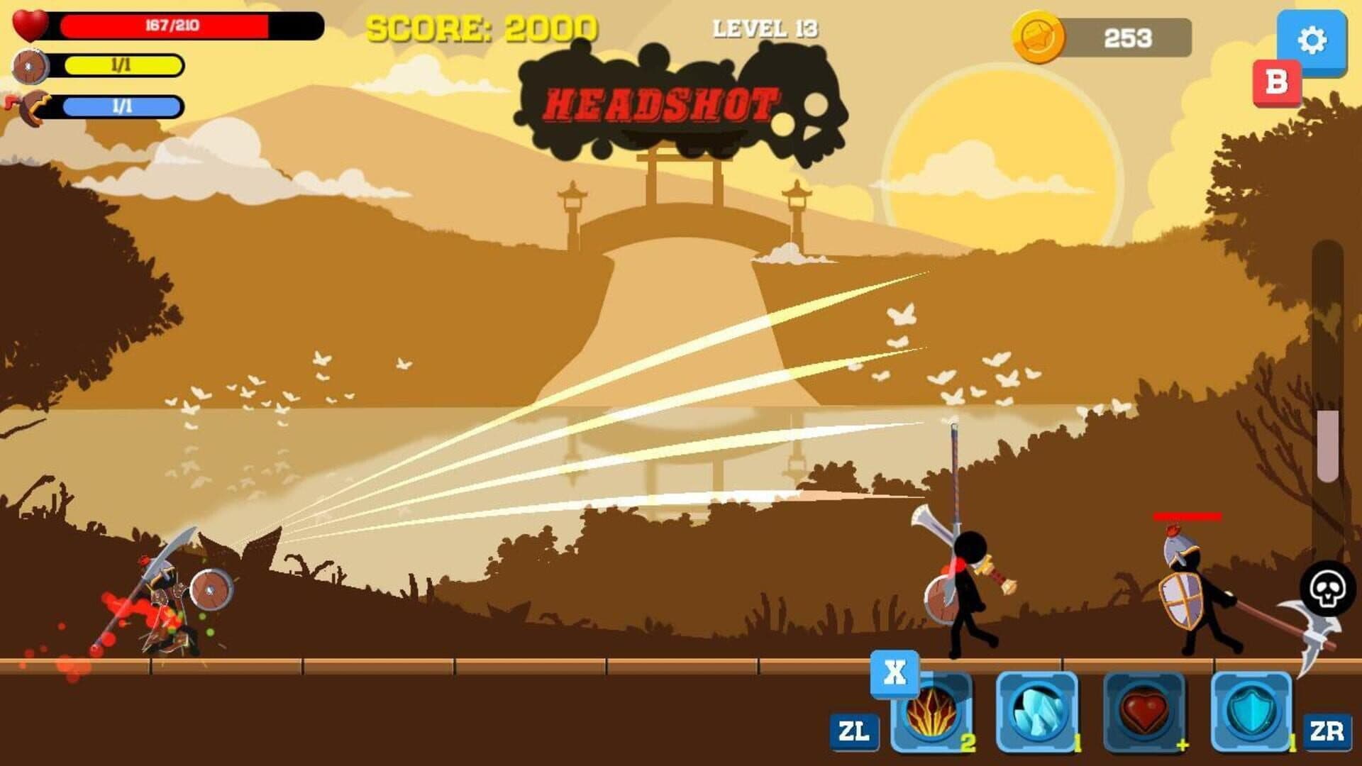اسکرین‌شات Stickman: Far East Battle - 1
