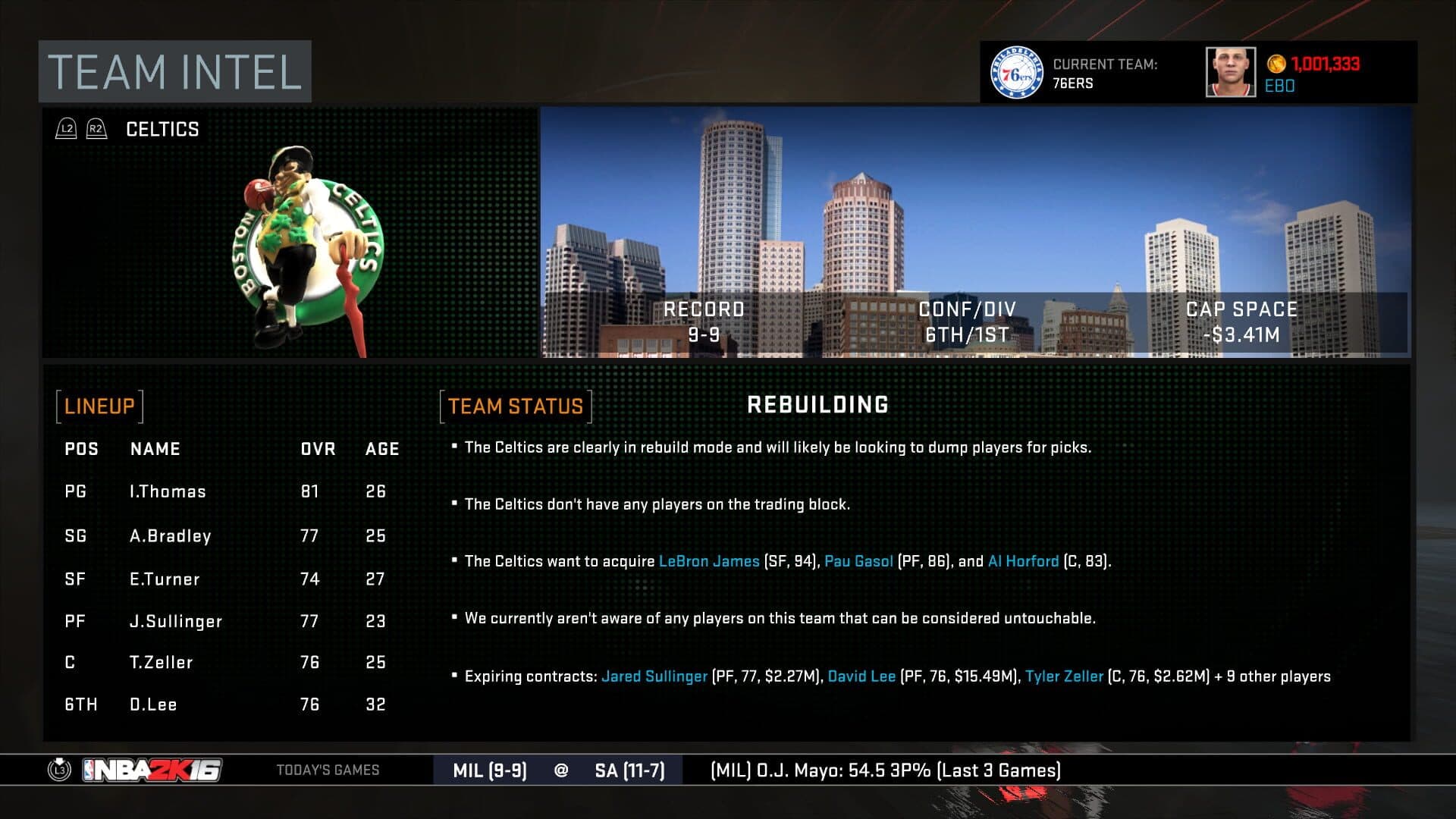 NBA 2K16 screenshot 2