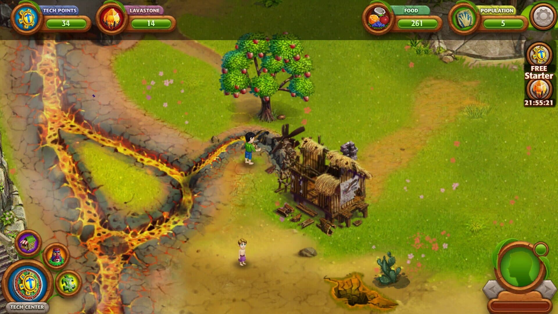 اسکرین‌شات Virtual Villagers Origins 2 - 1