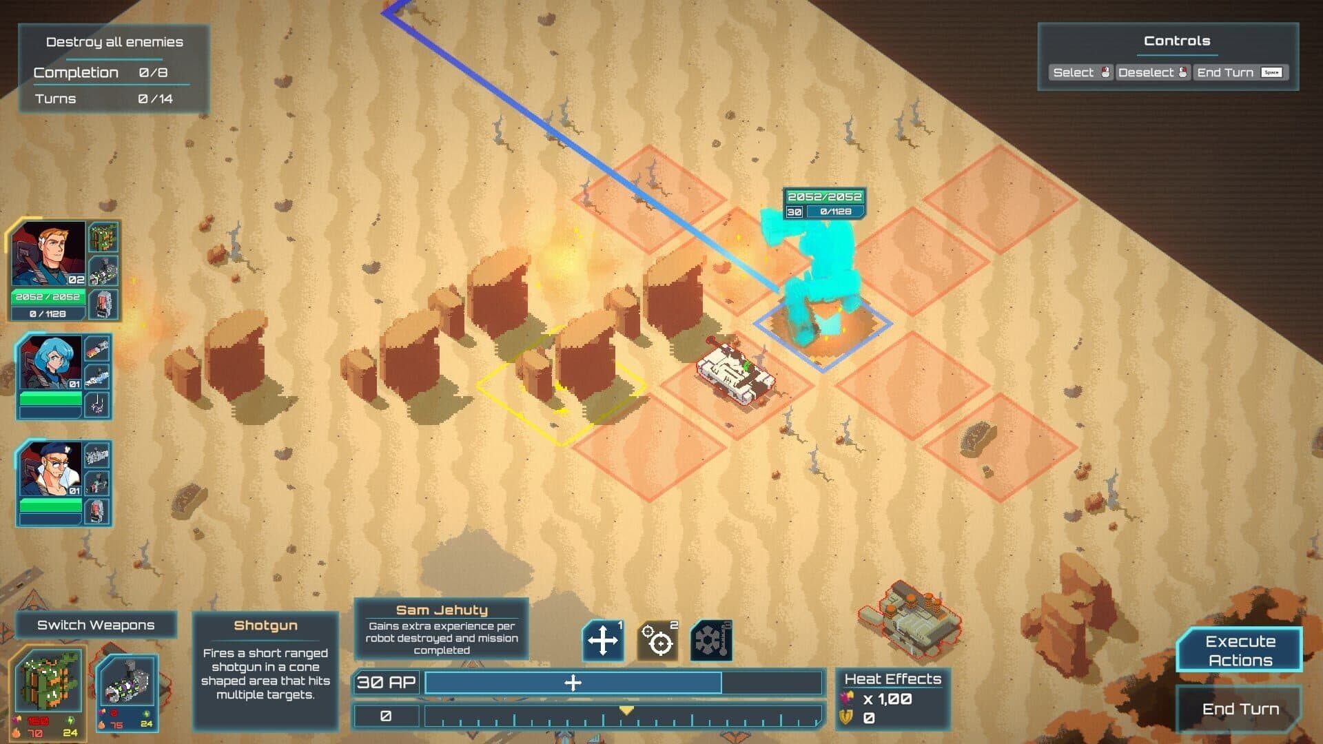 اسکرین‌شات Ignited Steel: Mech Tactics - 1
