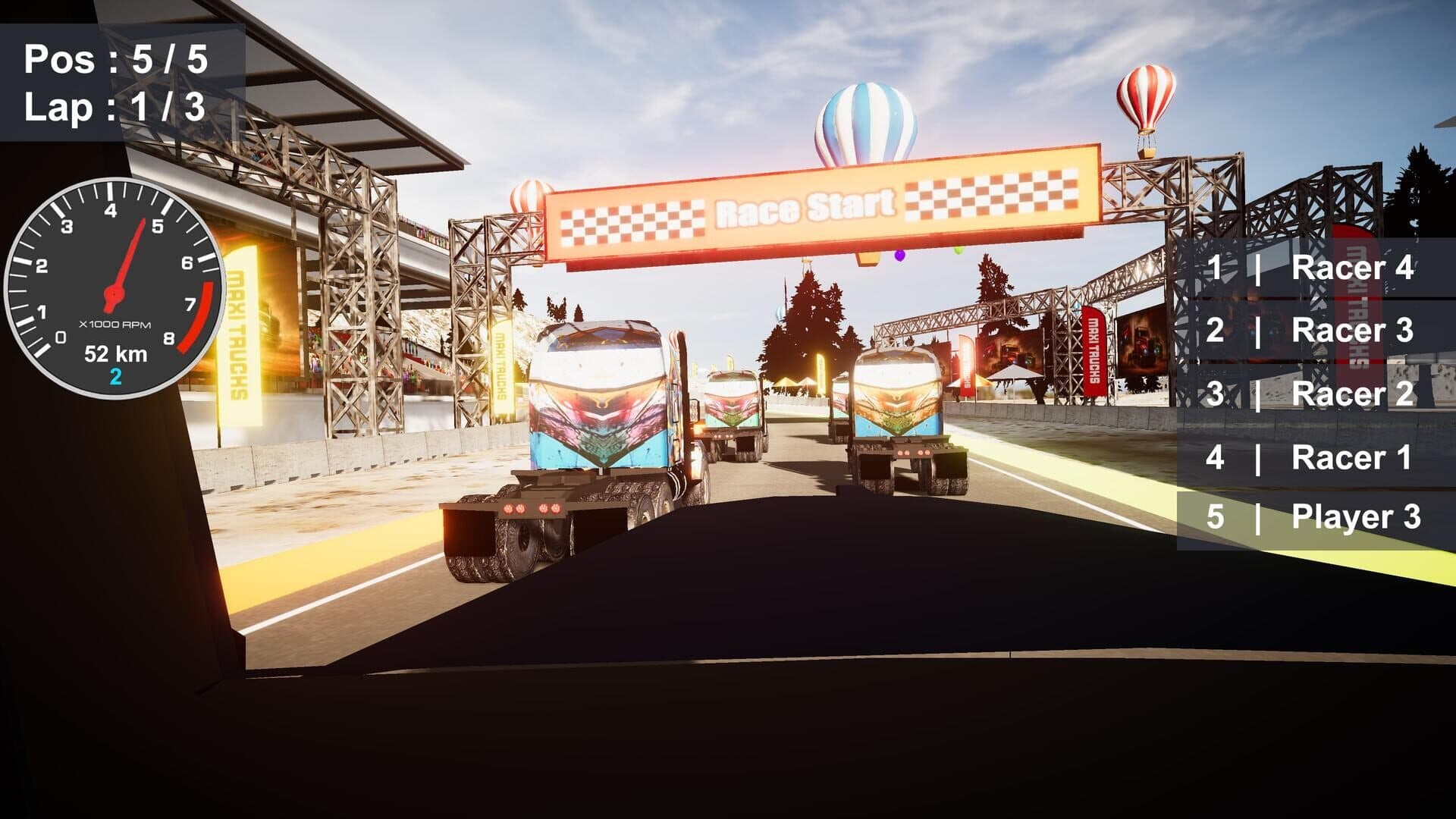 اسکرین‌شات Maxi Trucks Racing - 3