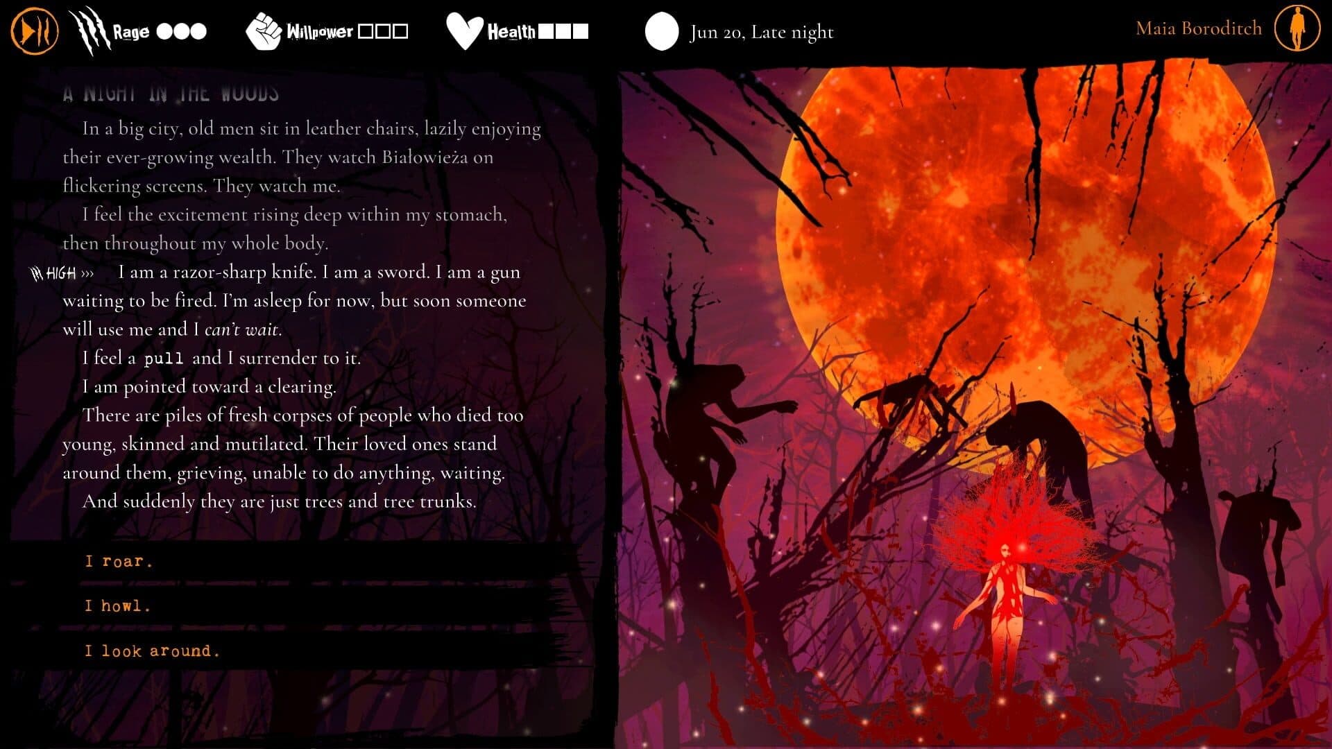 اسکرین‌شات Werewolf: The Apocalypse - Heart of the Forest - 1
